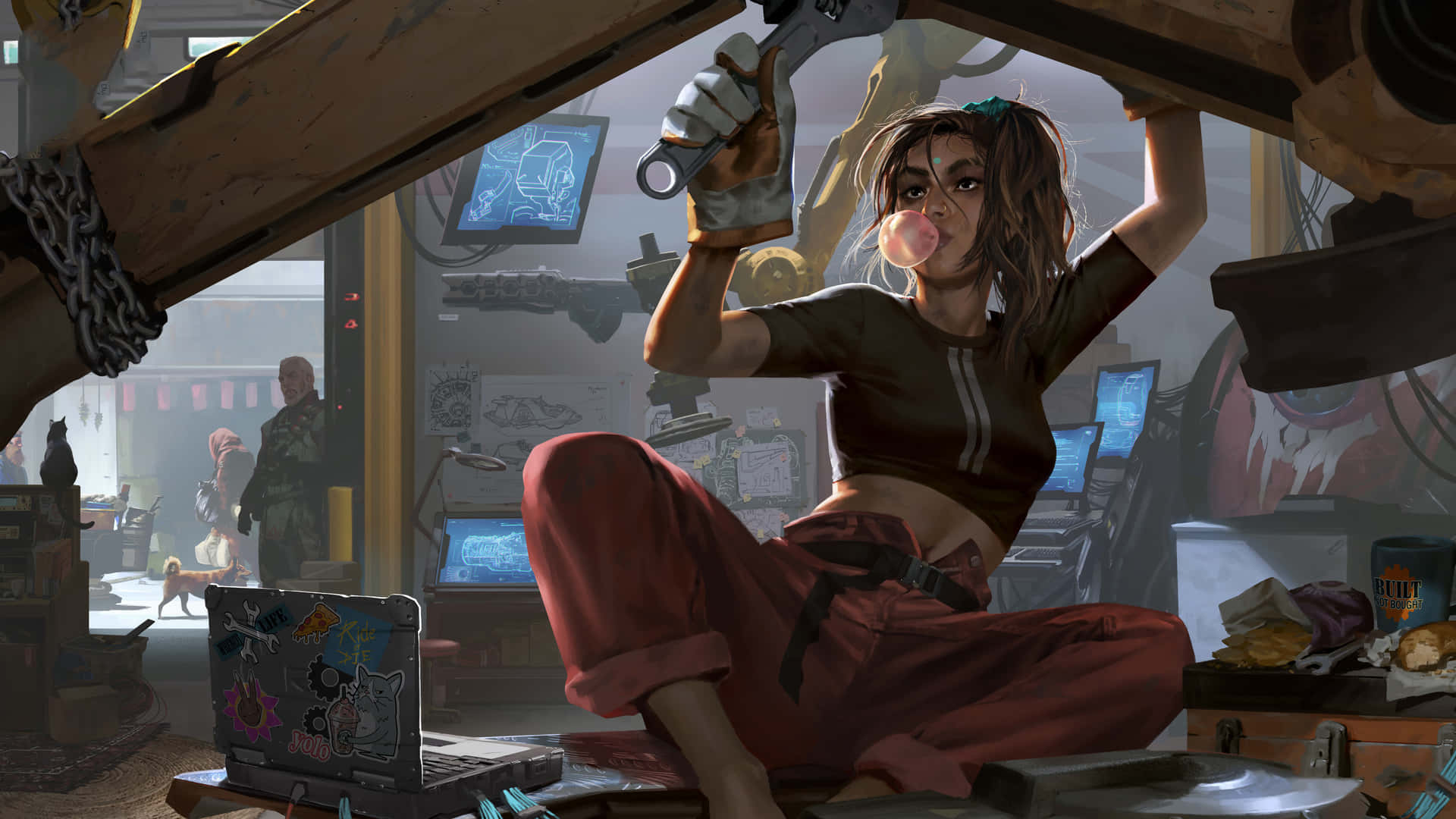 Rampart Apex Legends Computer Background