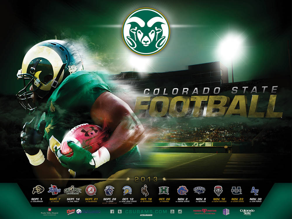 Rams Football Colorado State University Background