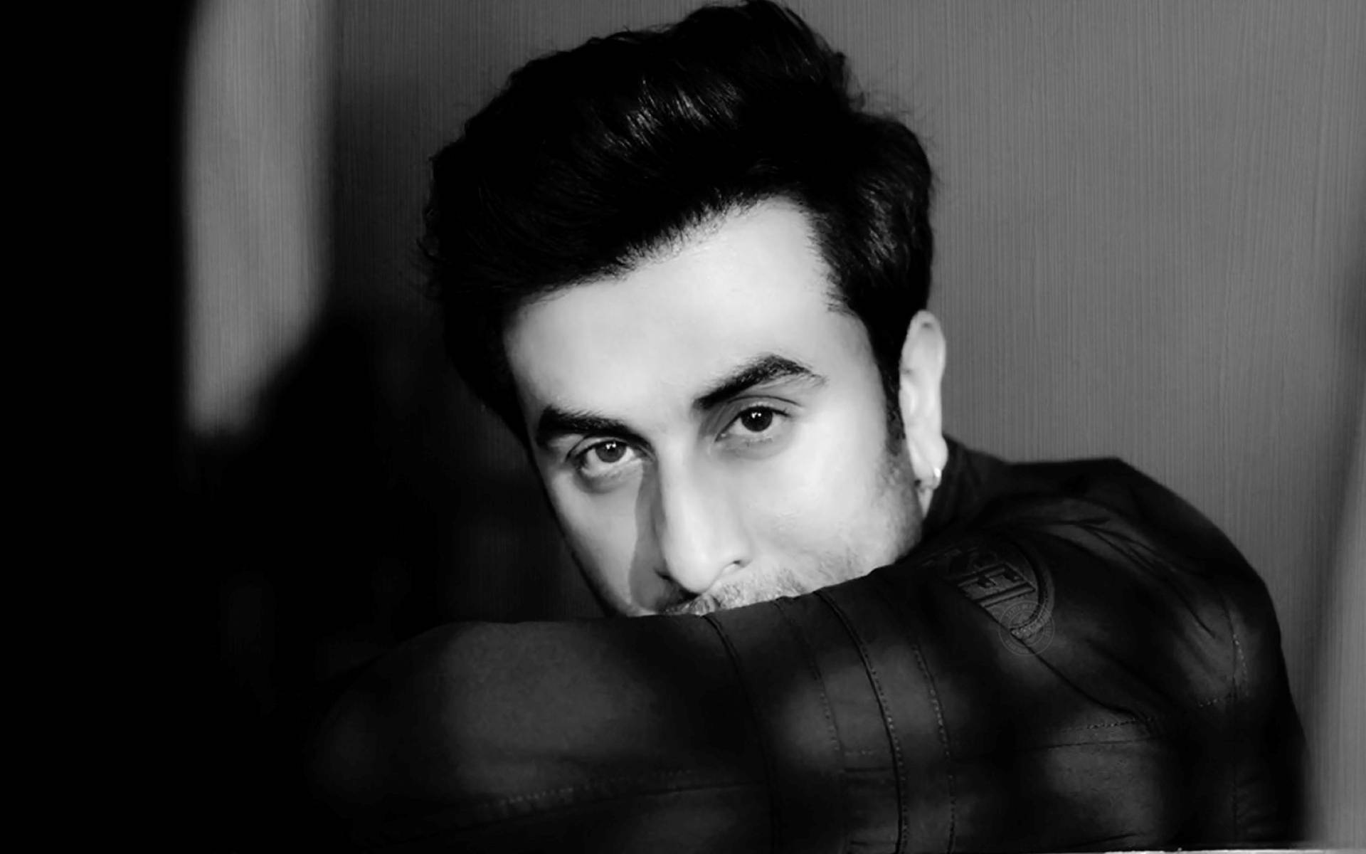 Ranbir Kapoor Black And White Background