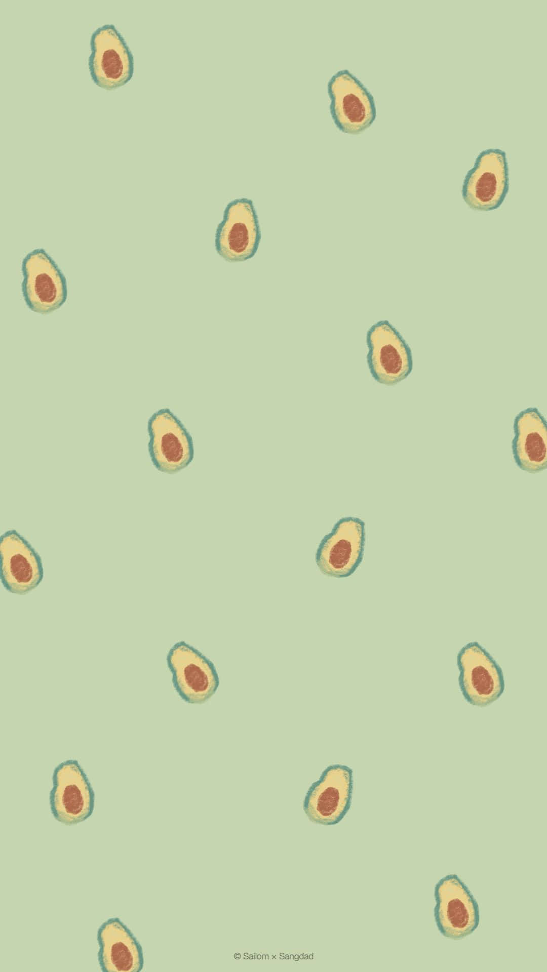 Random Avocado Iphone Background