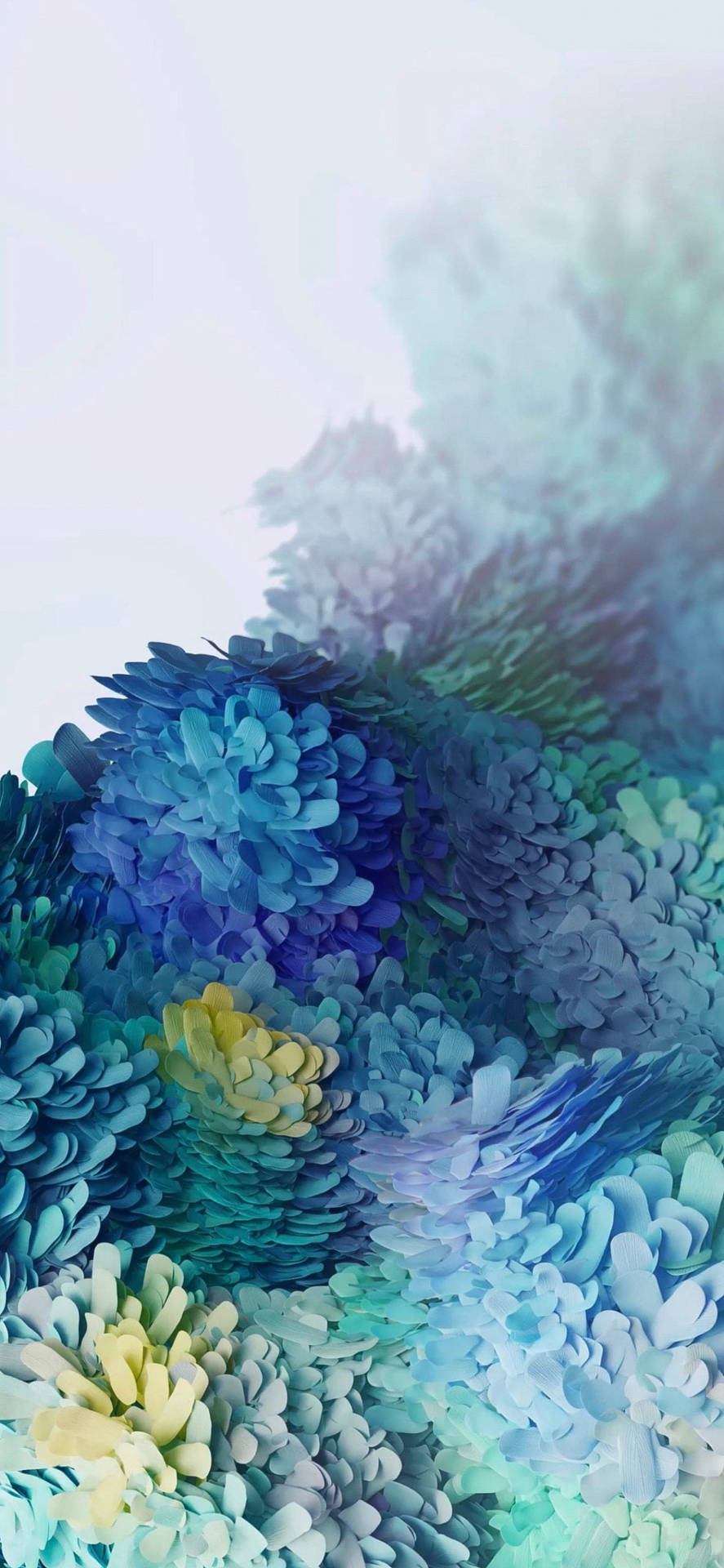 Random Coral Shapes For Samsung S20 Fe Background