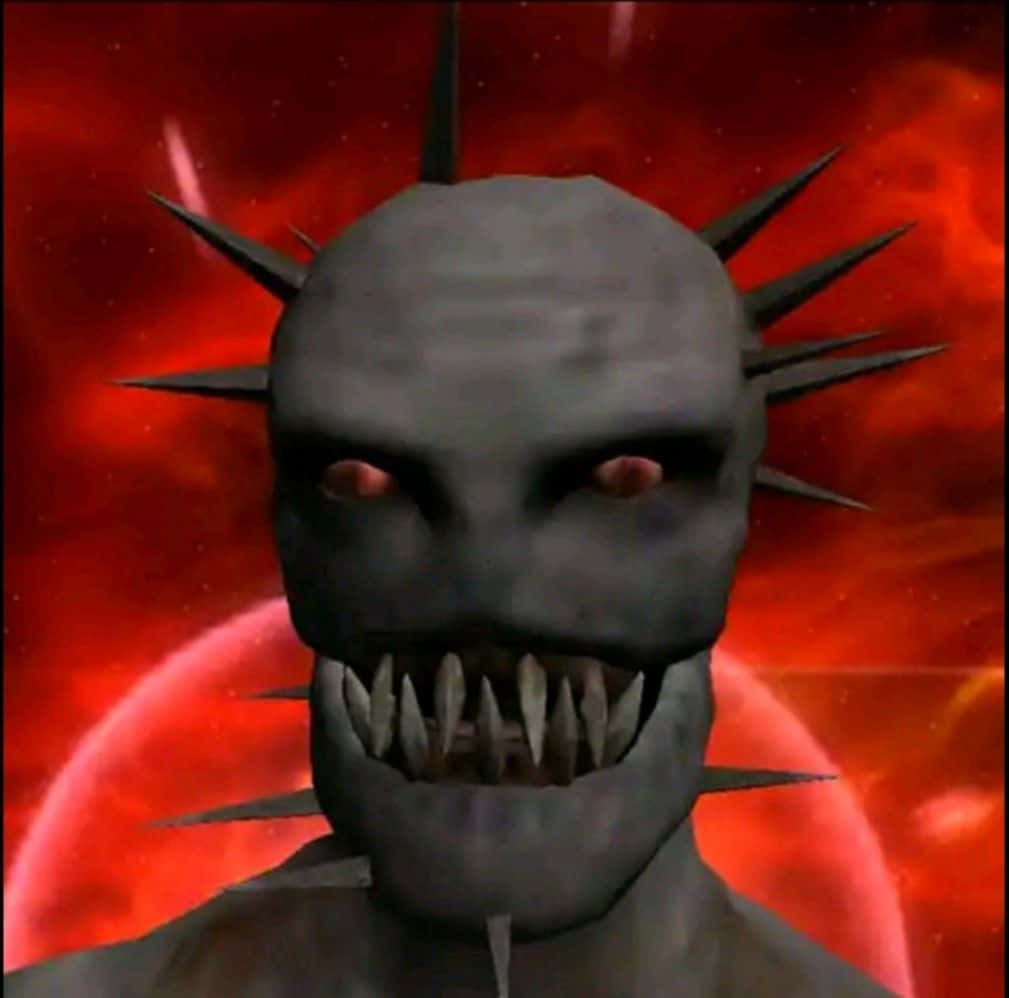 Random Pfp Of Monster With Fangs Background
