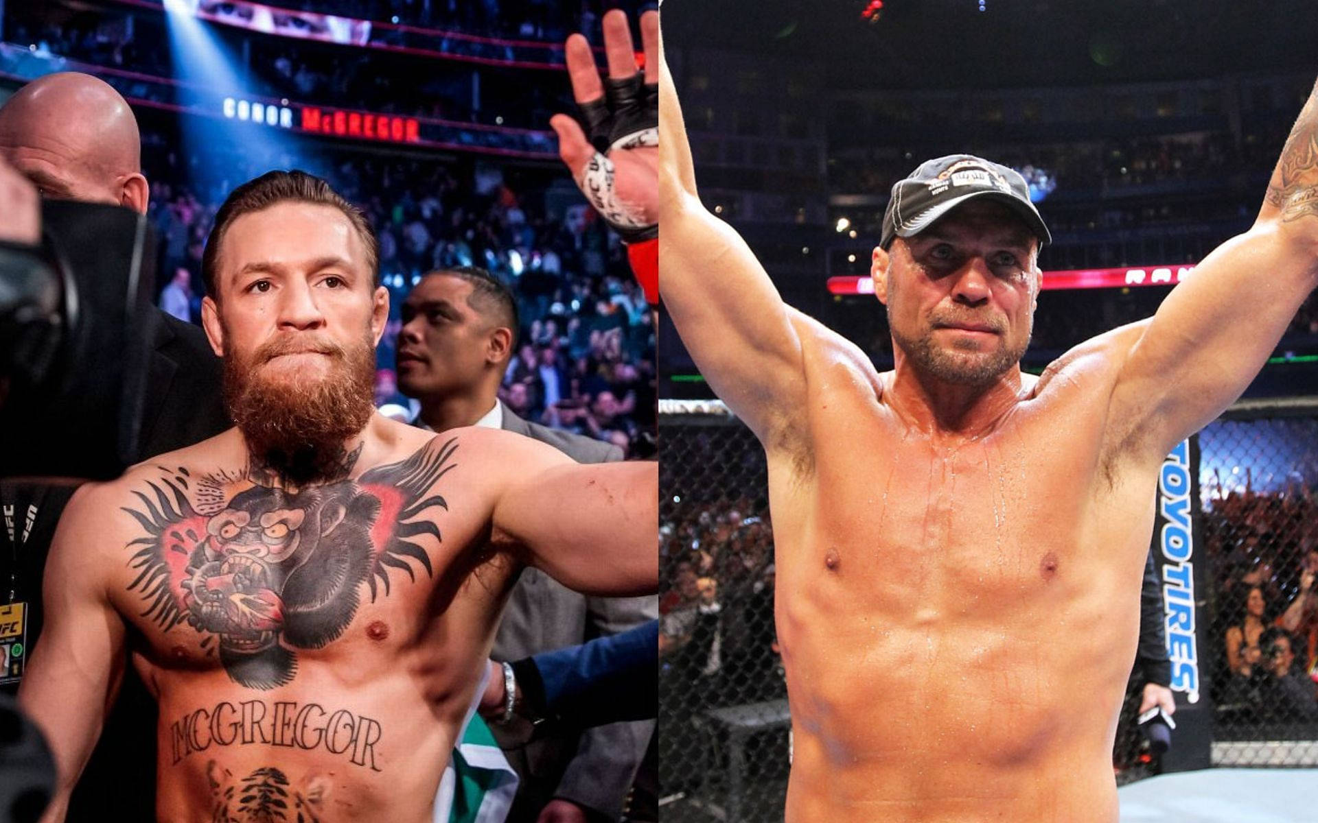 Randy Couture And Conor Mcgregor Background