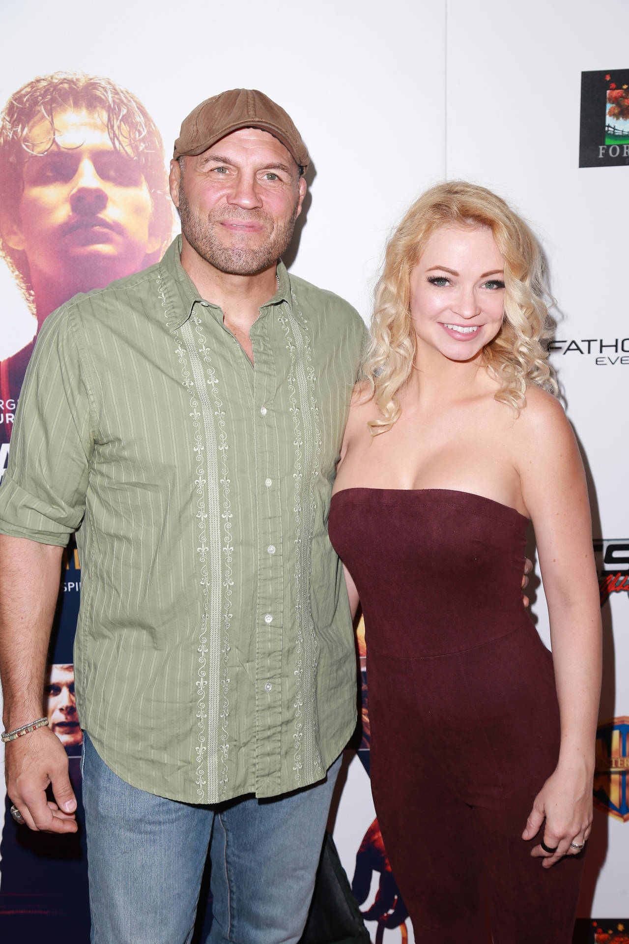 Randy Couture And Mindy Robinson Background