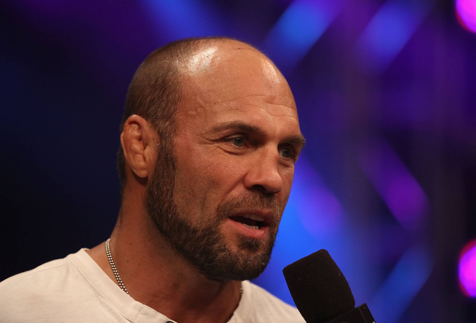 Randy Couture Answering Questions Background