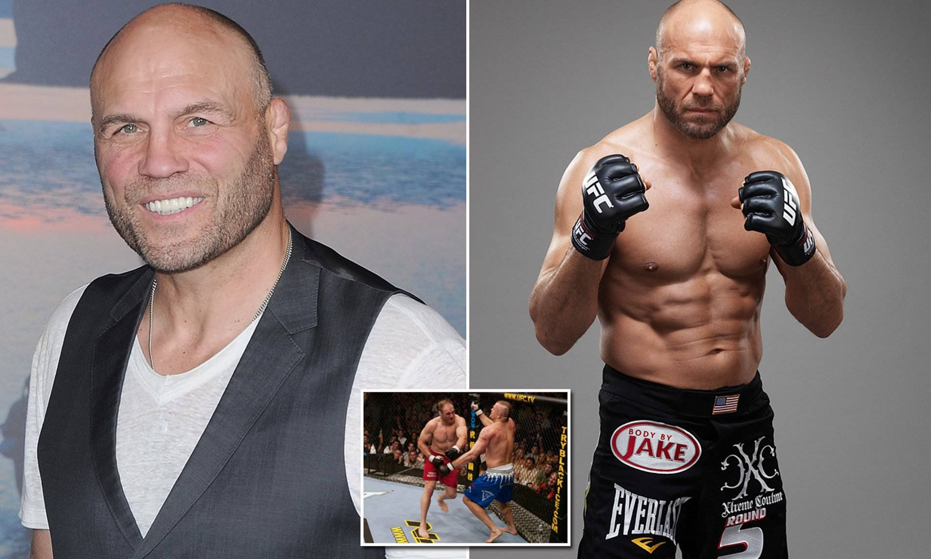 Randy Couture Collage Background