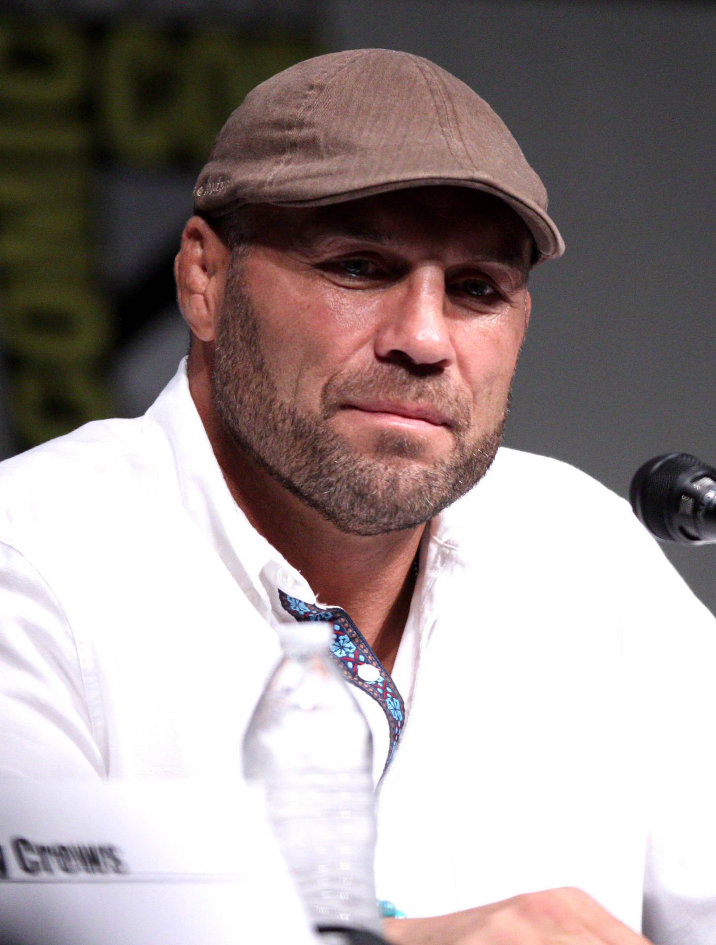 Randy Couture In White Background