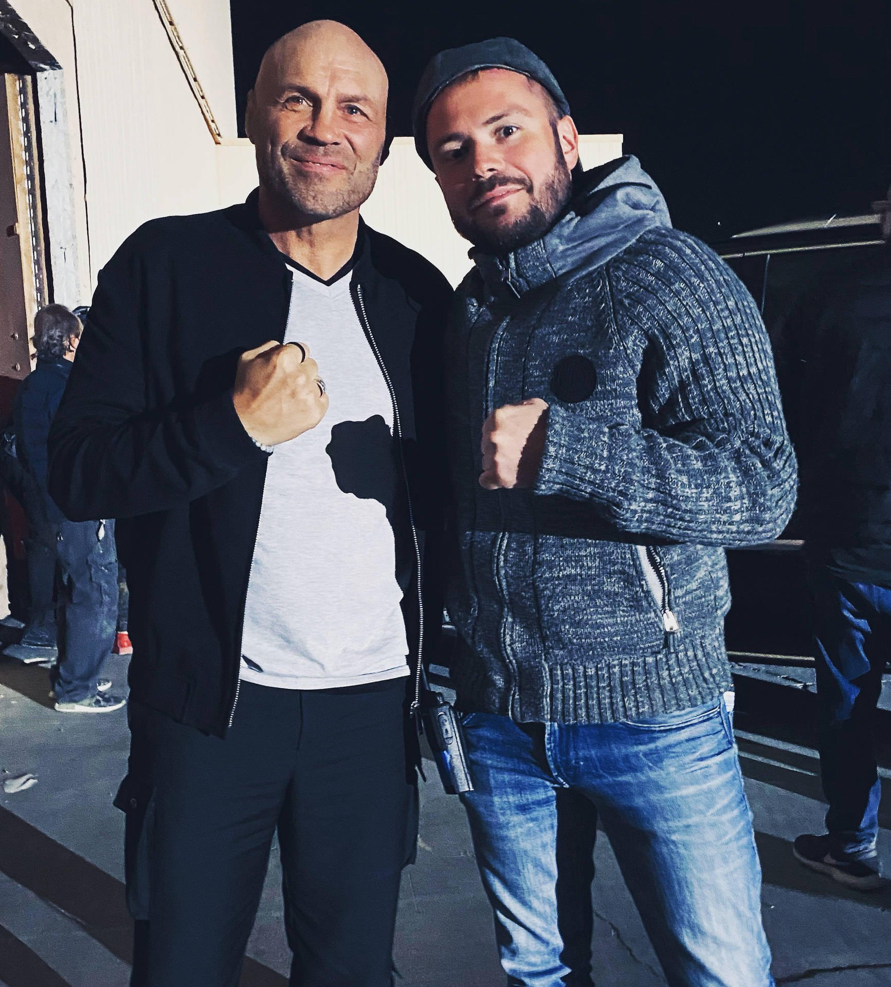 Randy Couture With Fan