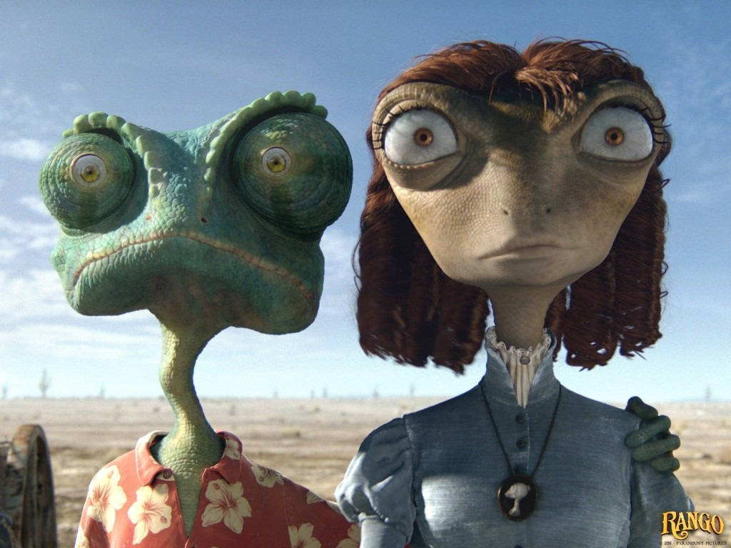 Rango And Beans Blue Sky Backdrop Background