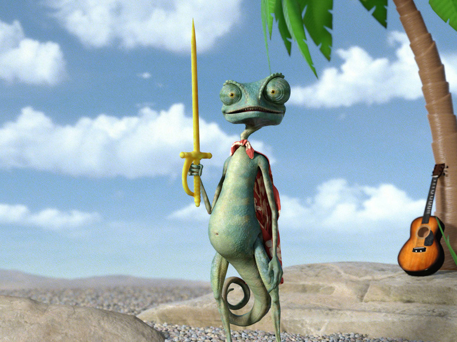 Rango Holding Sword