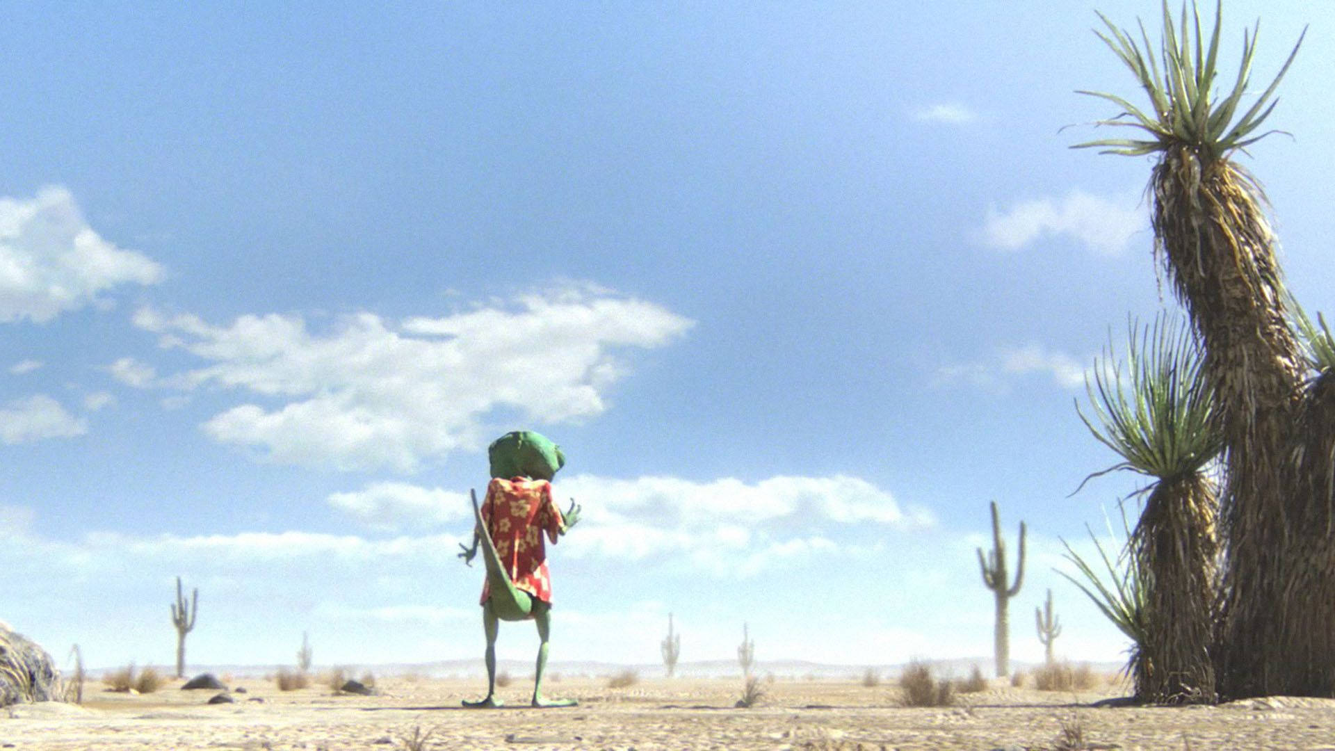 Rango On Deserted Place Background