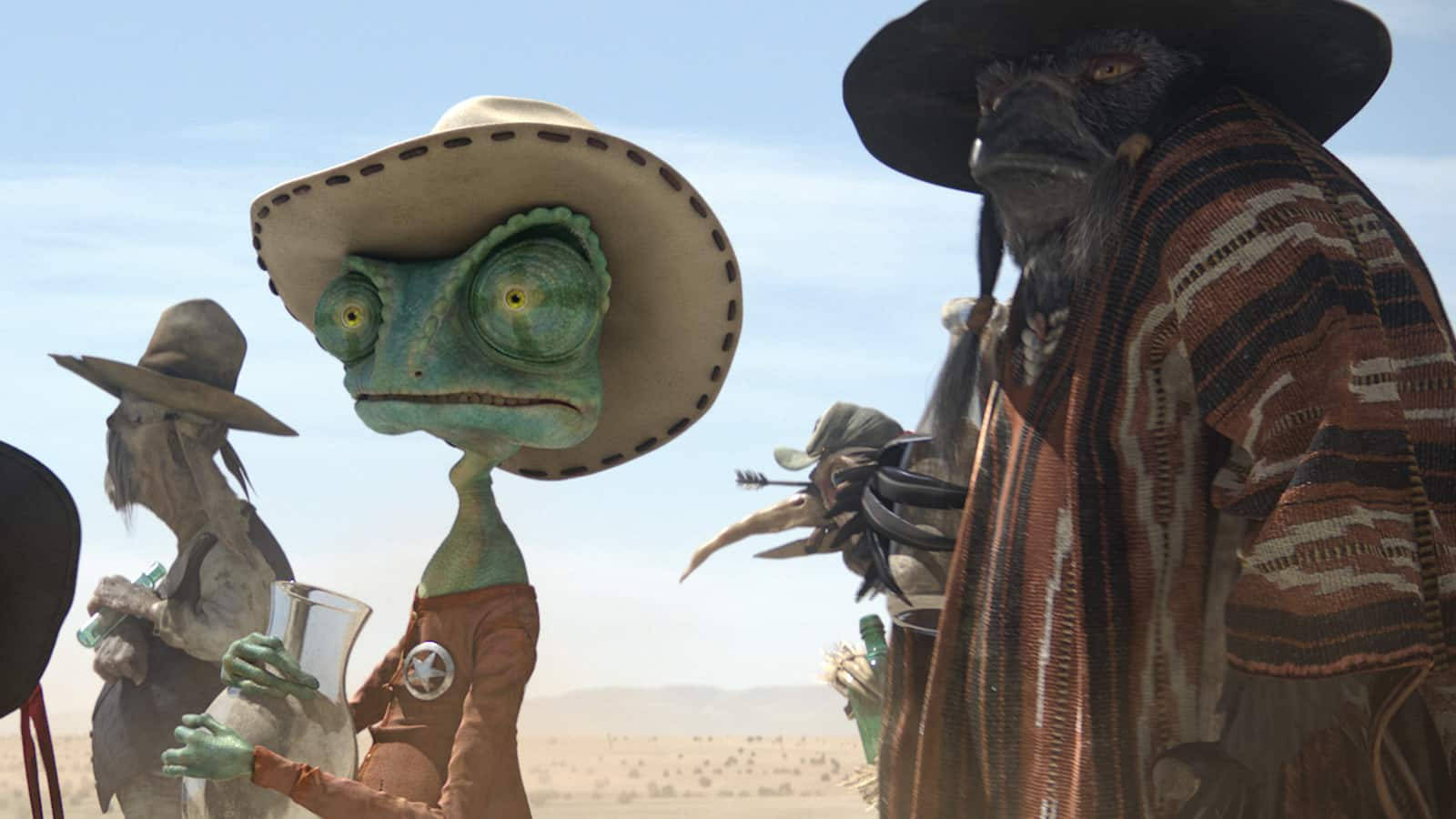 Rango With Other Characters Background