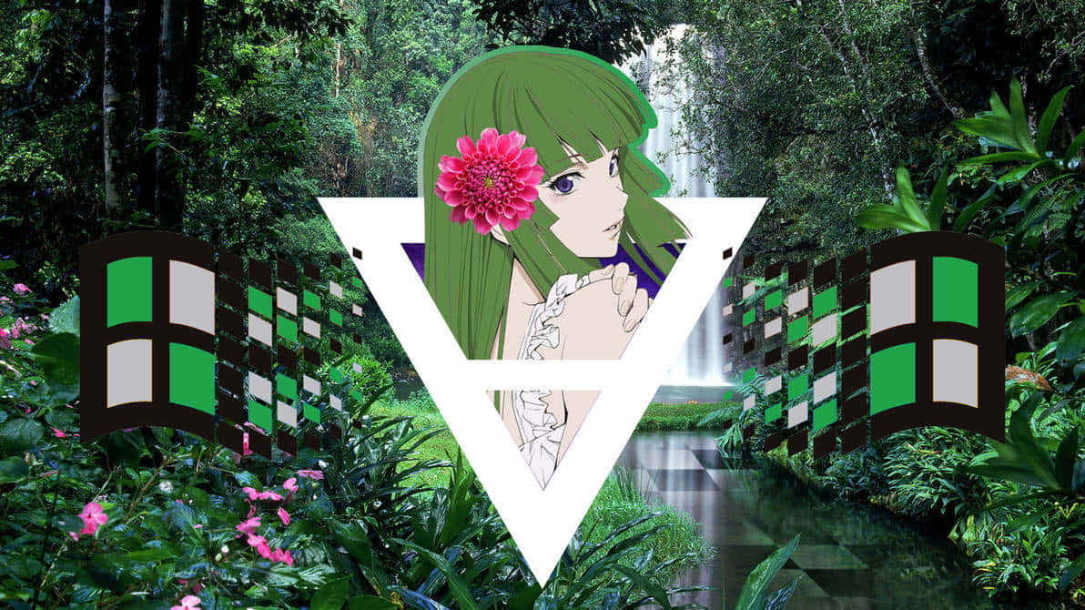 Ranka Lee Singer Vaporwave Anime Background