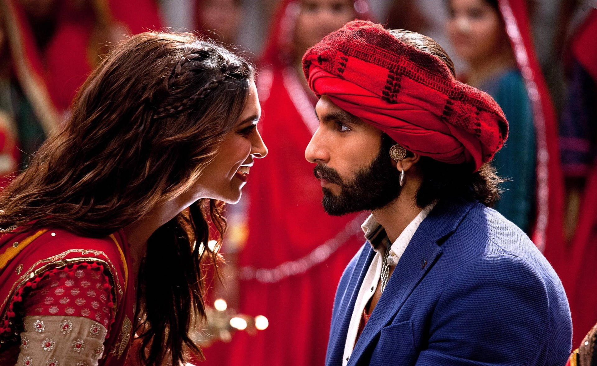 Ranveer Singh And Deepika As Ramleela Background