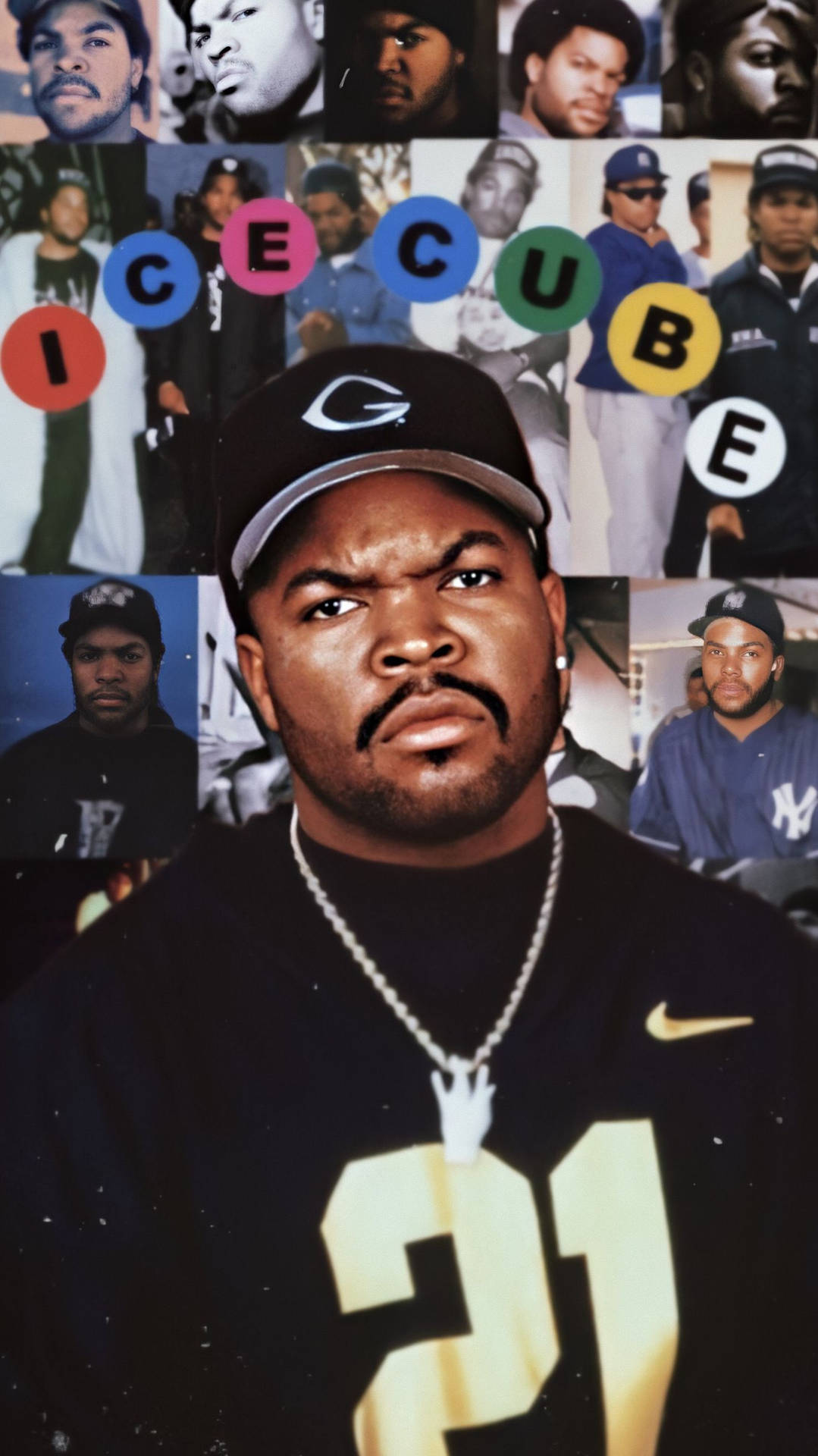 Rap Aesthetic Ice Cube Gangsta Background