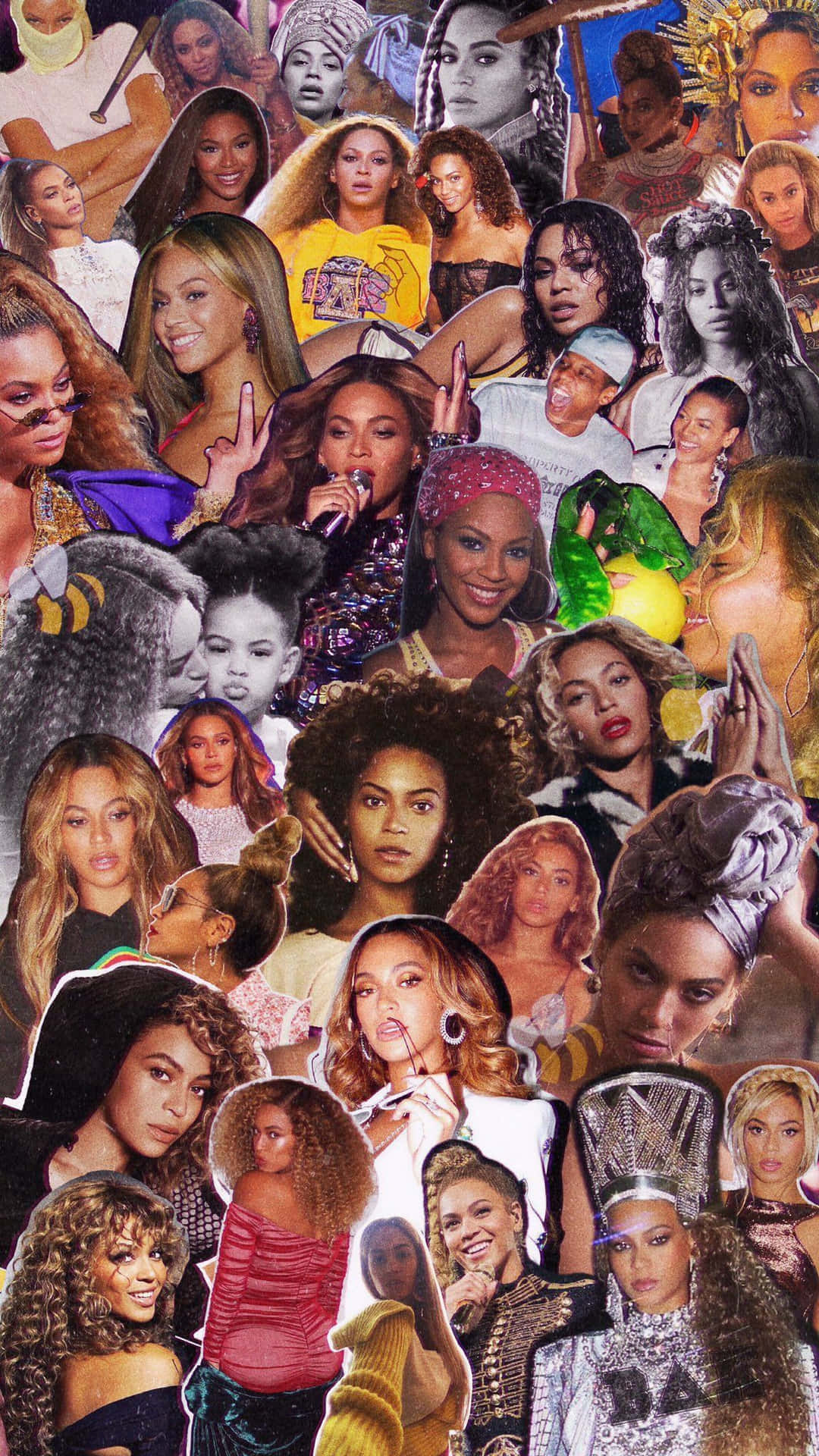 Rap Collage Beyonce Background