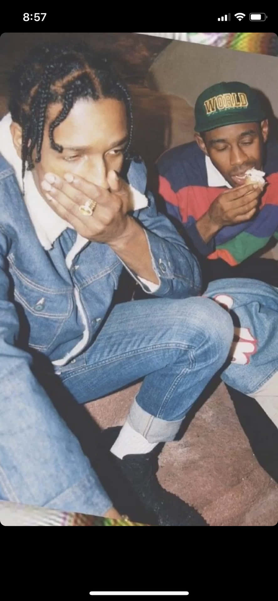 Rap Stars Asap Rocky And Tyler, The Creator Make A Dynamic Duo Background