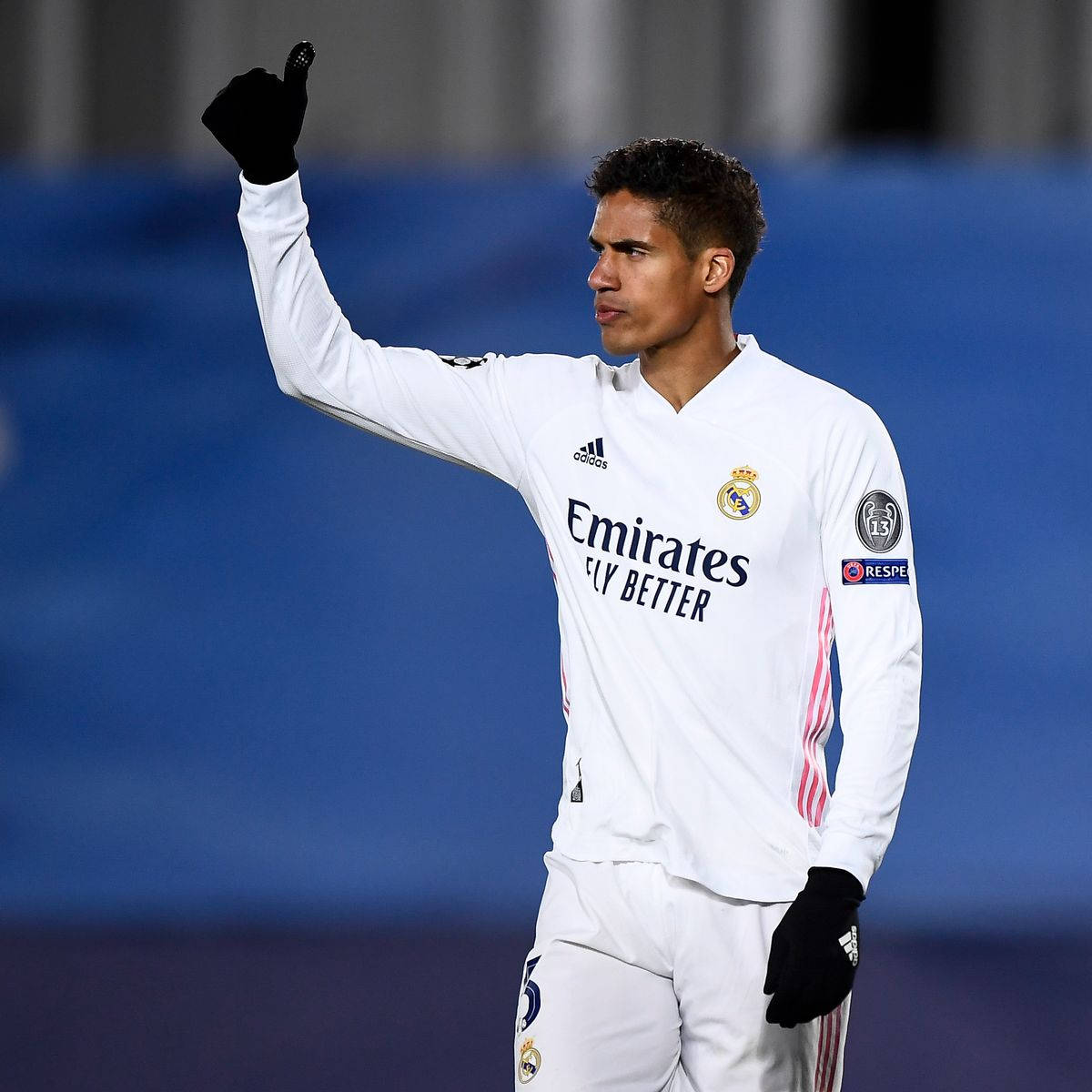 Raphael Varane Black Gloves