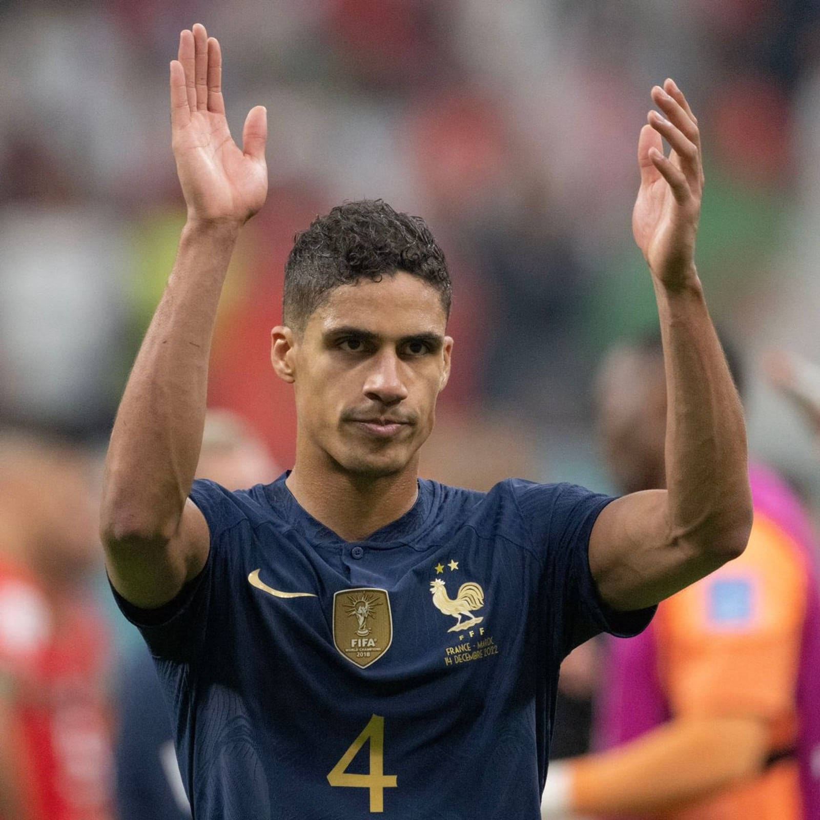 Raphael Varane Clapping Sad Background