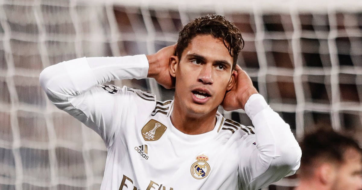 Raphael Varane Looking Disappointed On The Field