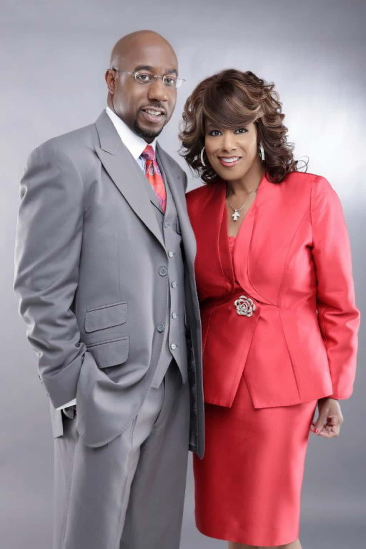 Raphael Warnock With Jennifer Holliday Background