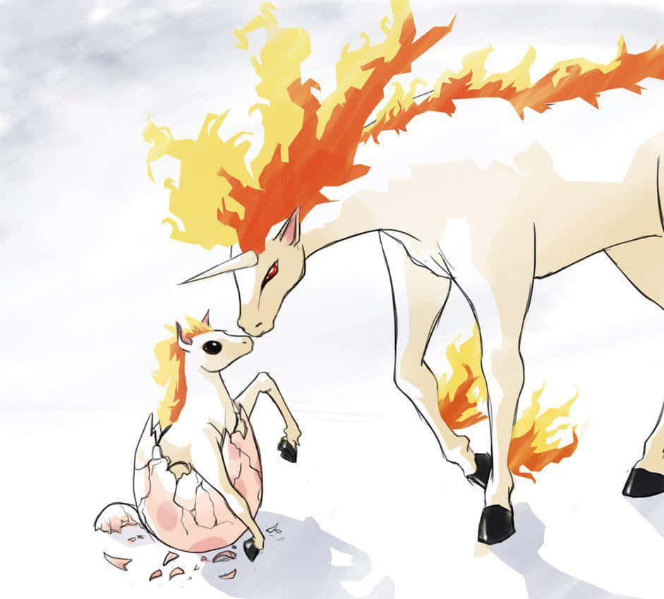 Rapidashand Ponyta Fire Type Pokemon
