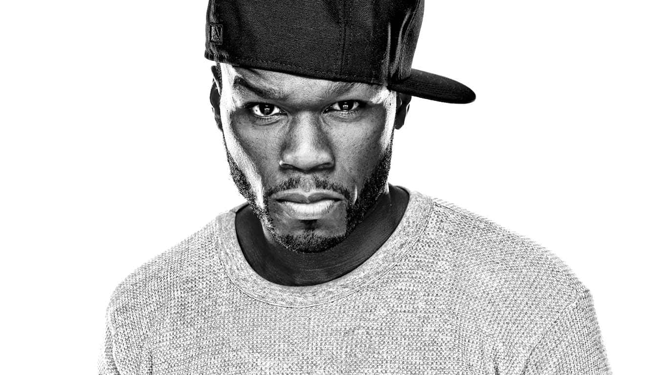 Rapper 50 Cent Performing Concert Background