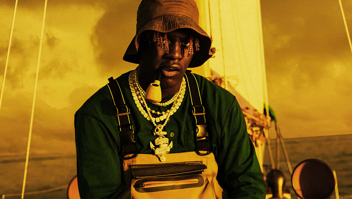 Rapper And Songwriter, Lil Yachty, Delivering His One Of A Kind Performance Background