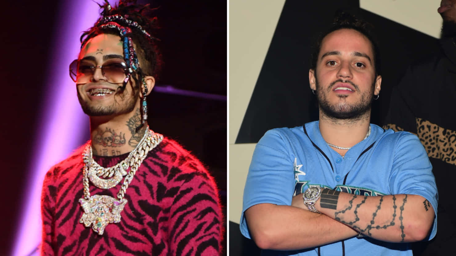 Rapper Lil Pump Bringing The Energy Of Rap To The Stage Background