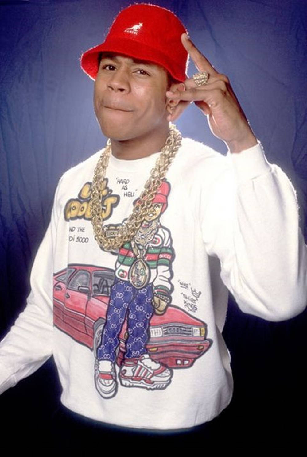 Rapper Ll Cool J 1987 Chicago Portrait Session Background