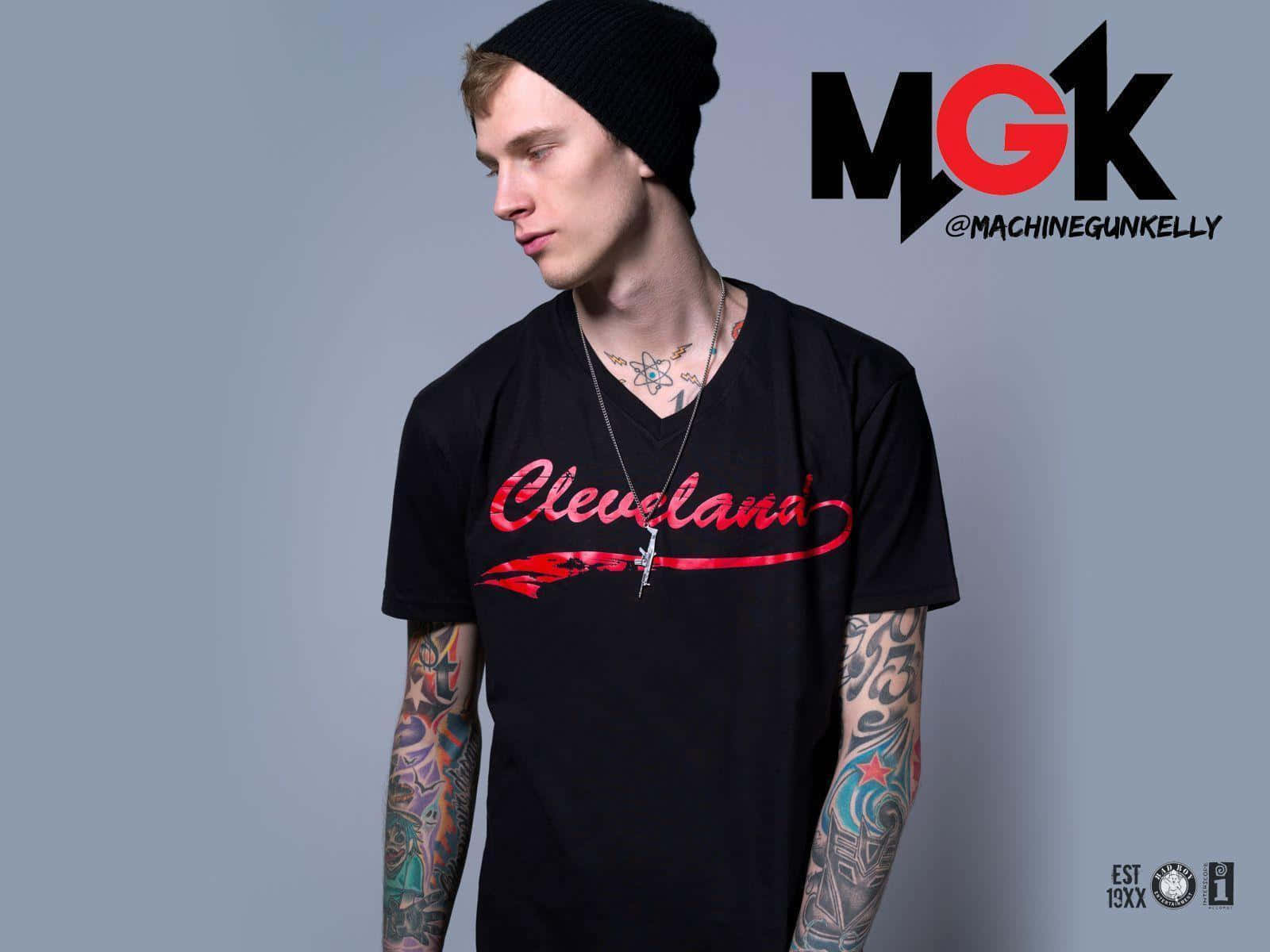 Rapper Mgk Performs On Stage