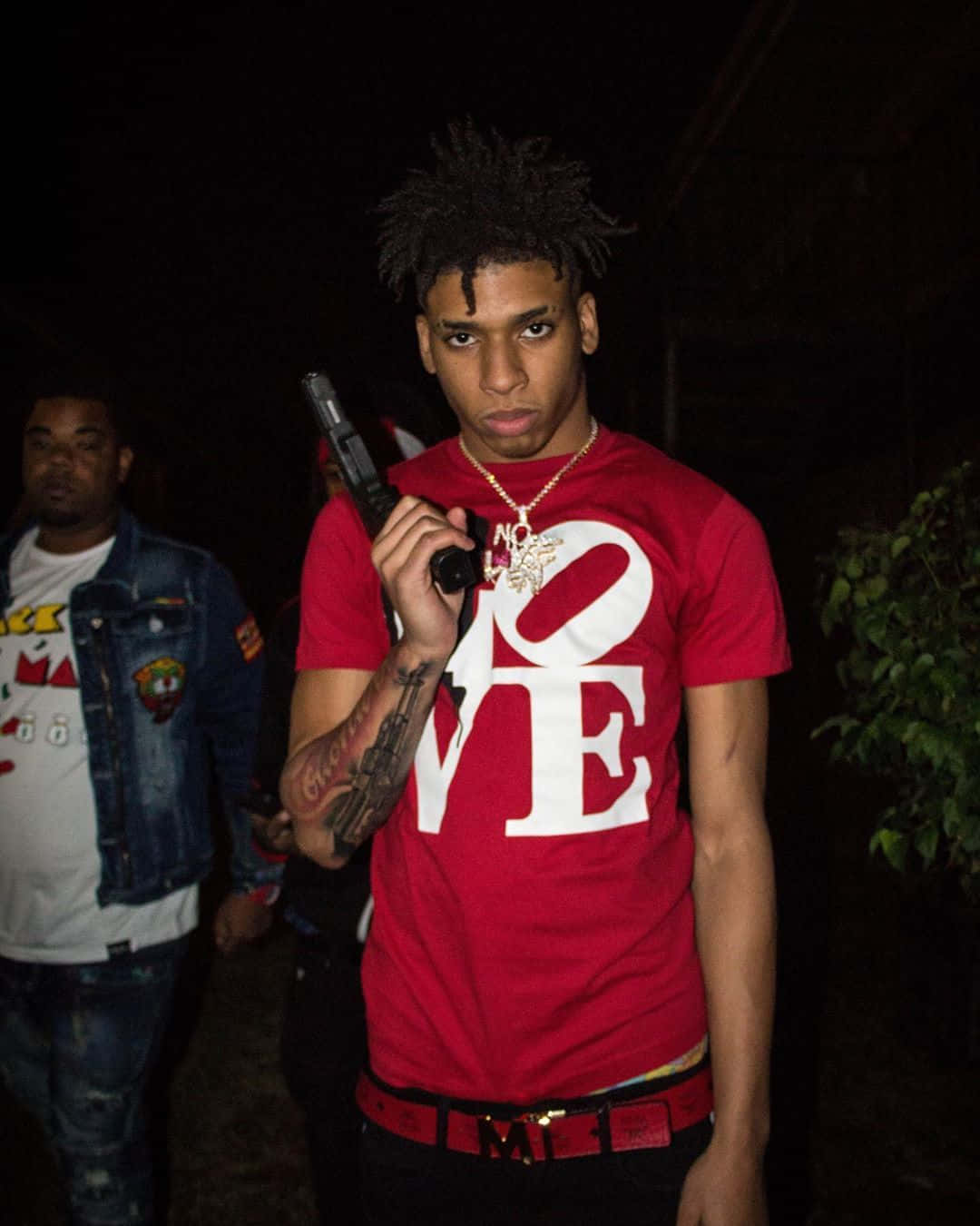 Rapper Pfp Of Nle Choppa Background