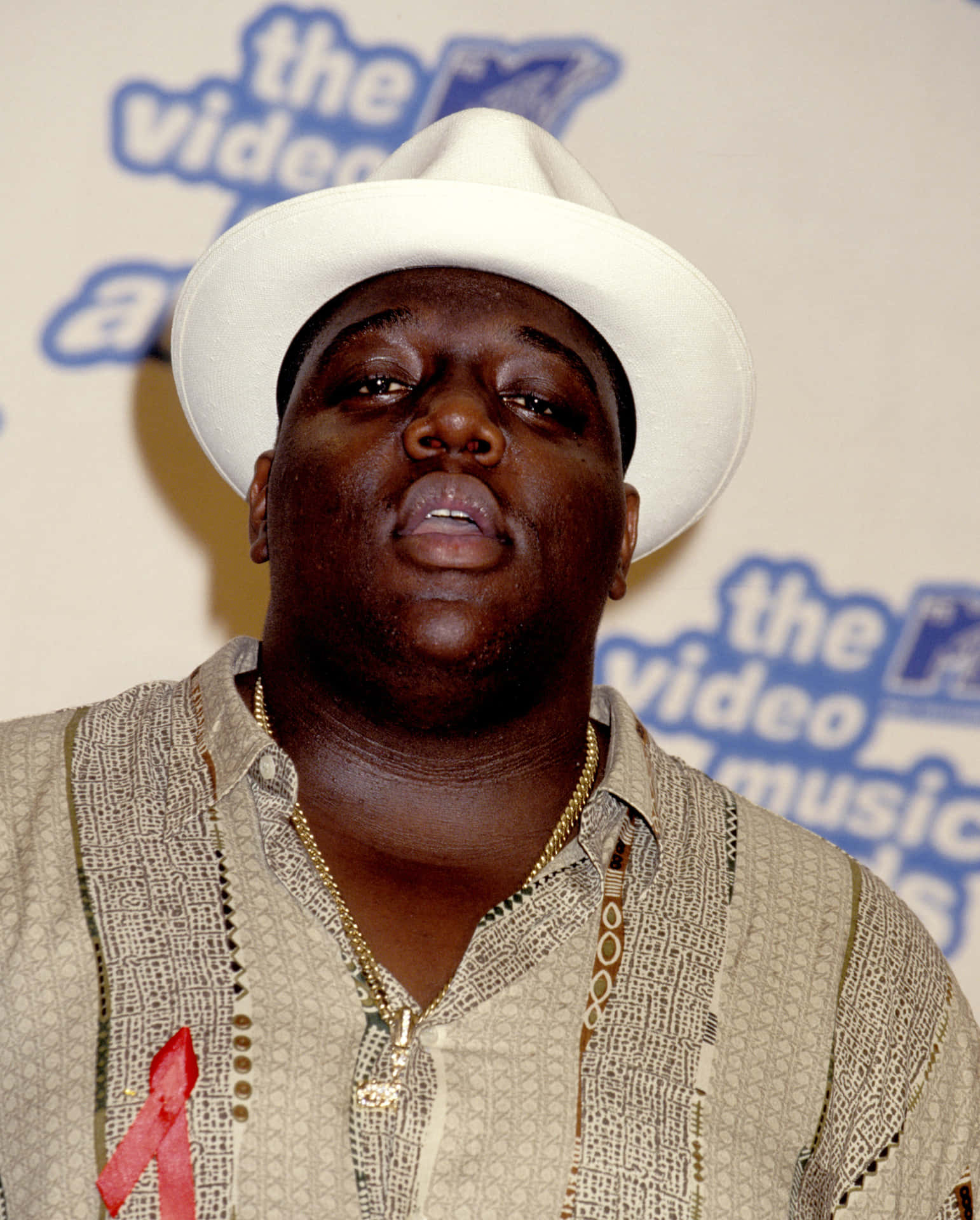 Rapper The Notorious Big Mtv Music Video Award Background