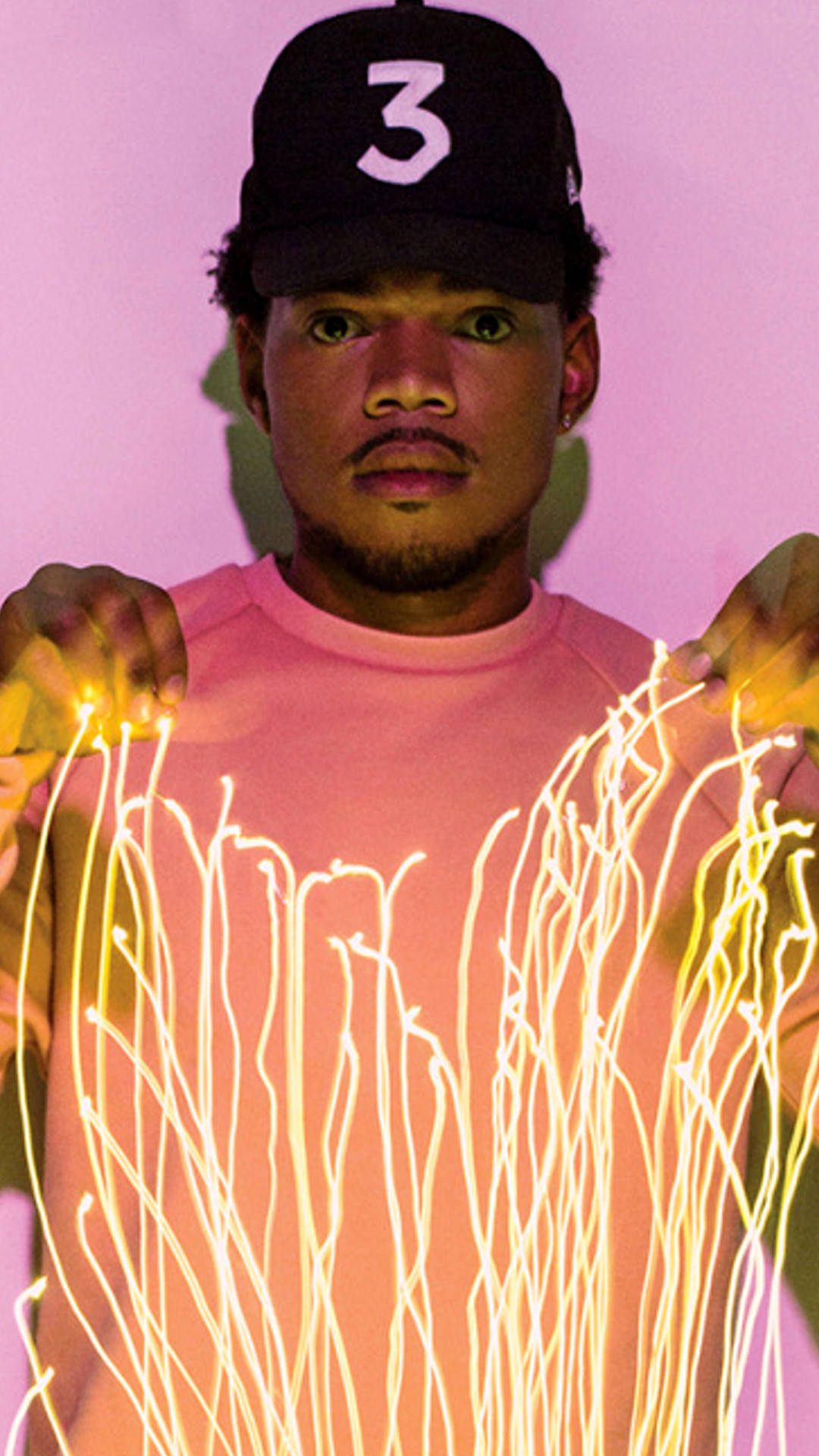 Rapper_with_ Light_ Trails Background