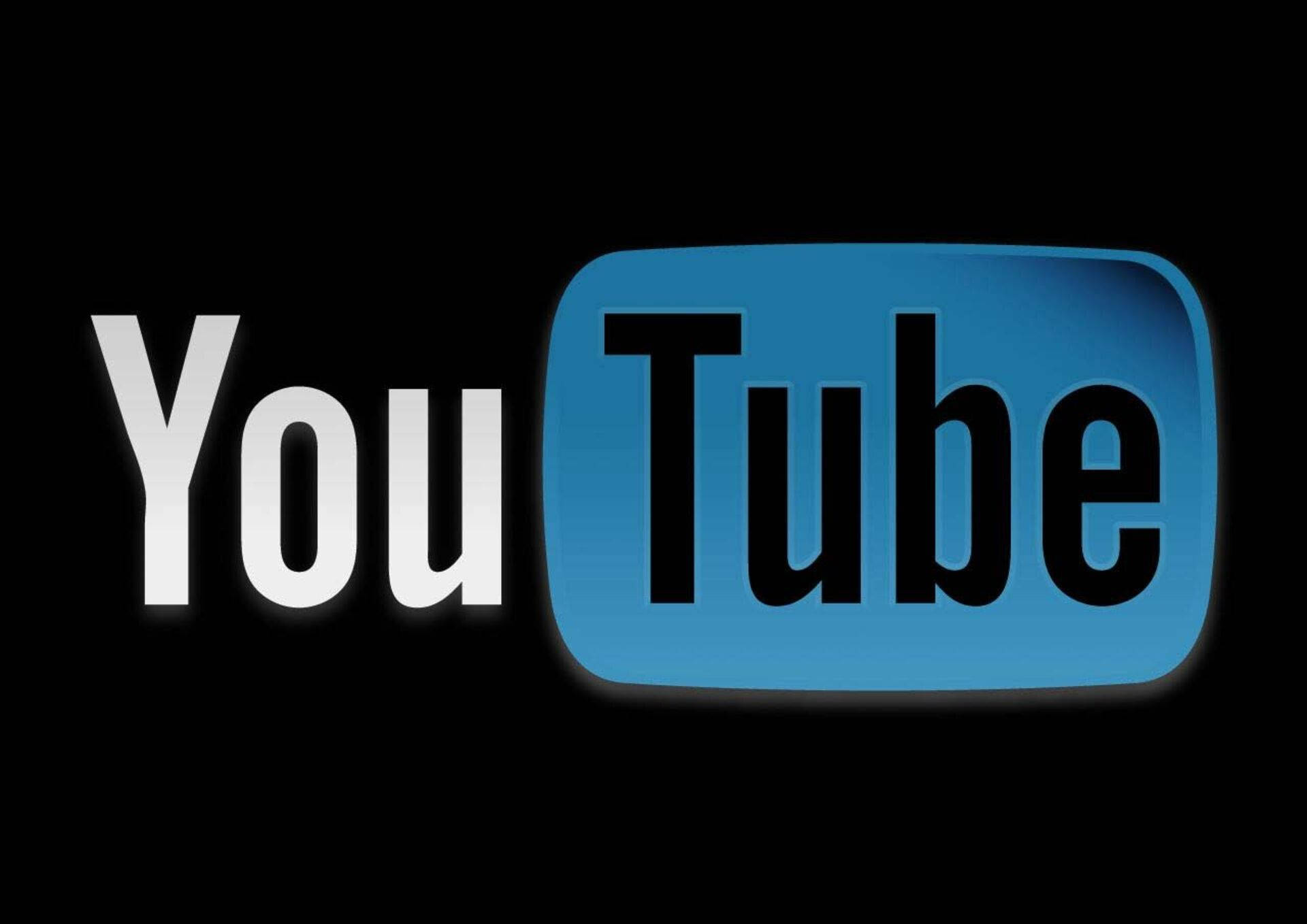 Rare Blue Youtube Logo Background