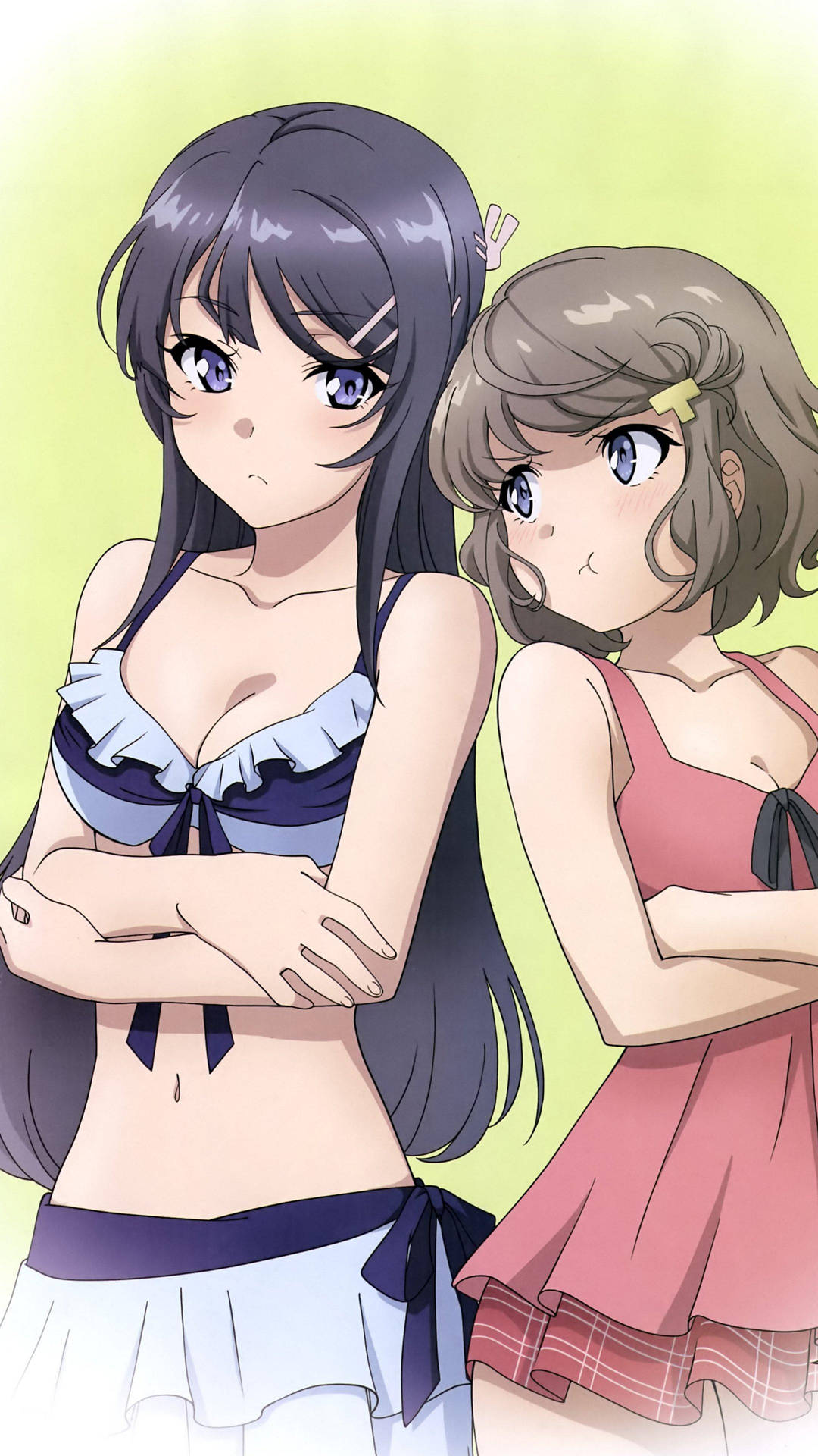 Rascal Does Not Dream Of Bunny Girl Senpai Tomoe And Mai Background