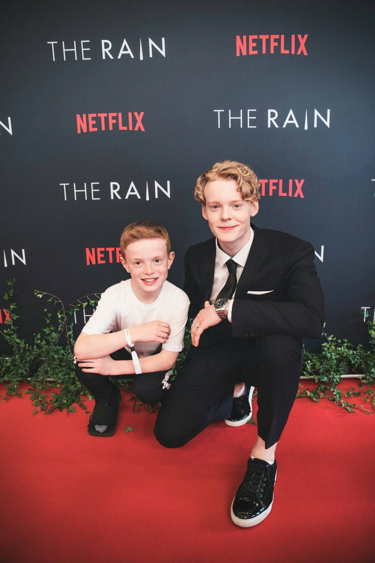 Rasmus In Netflix Original Series The Rain Red Carpet Background