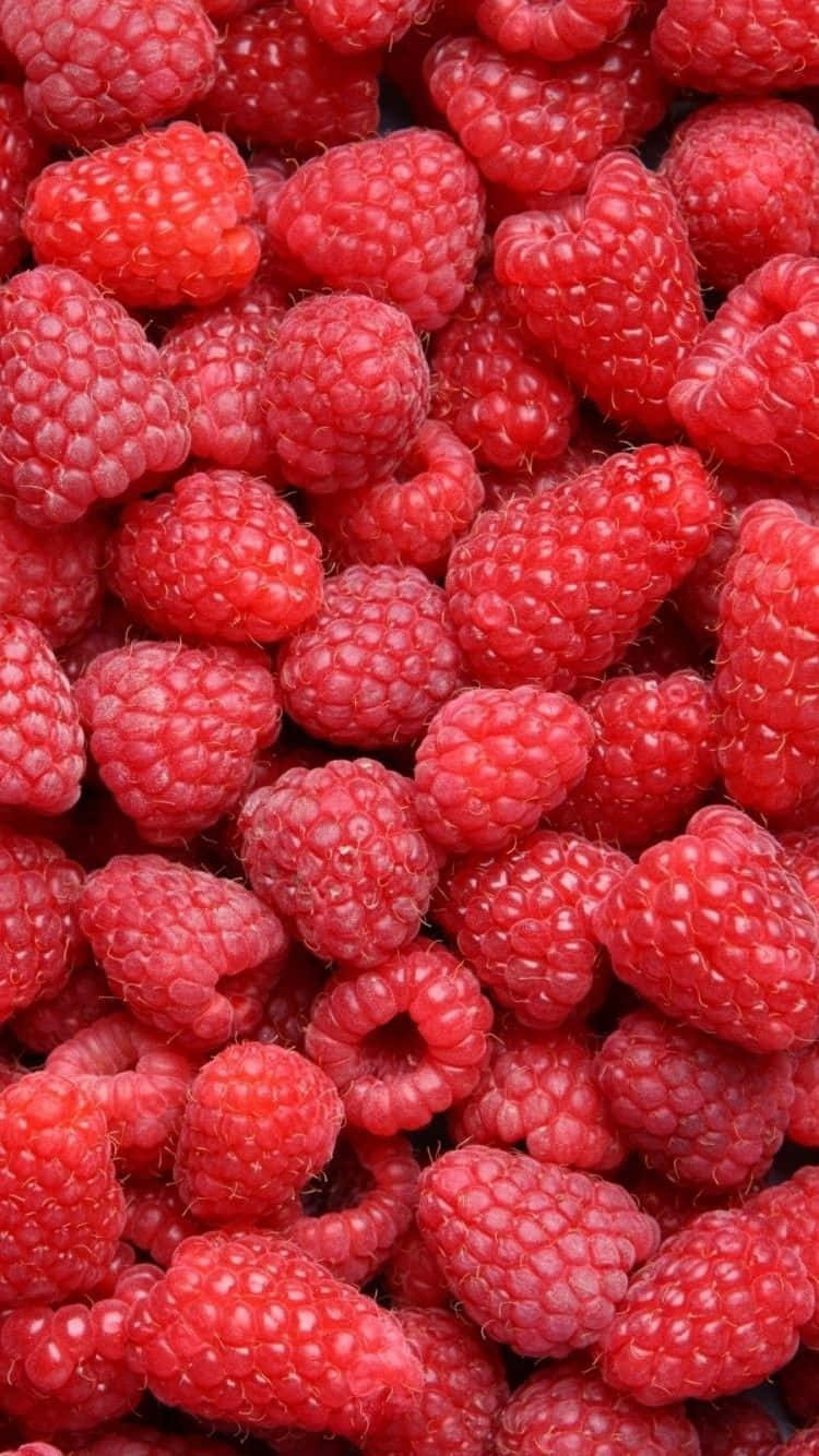 Raspberries - Close Up Background