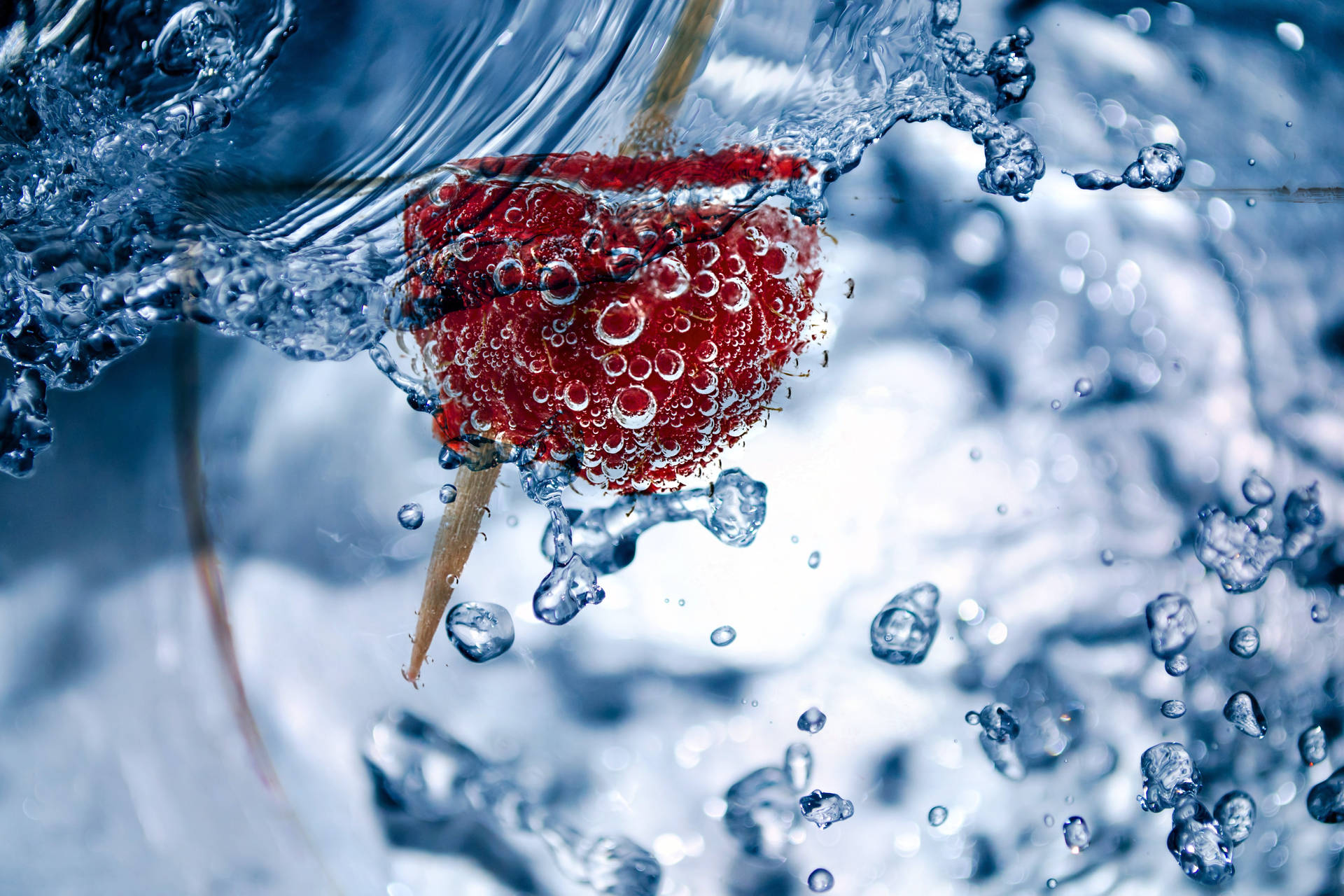 Raspberry In Liquid