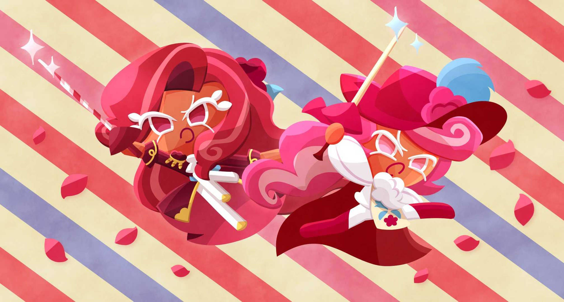 Raspberry Mousse Cookie Run Background