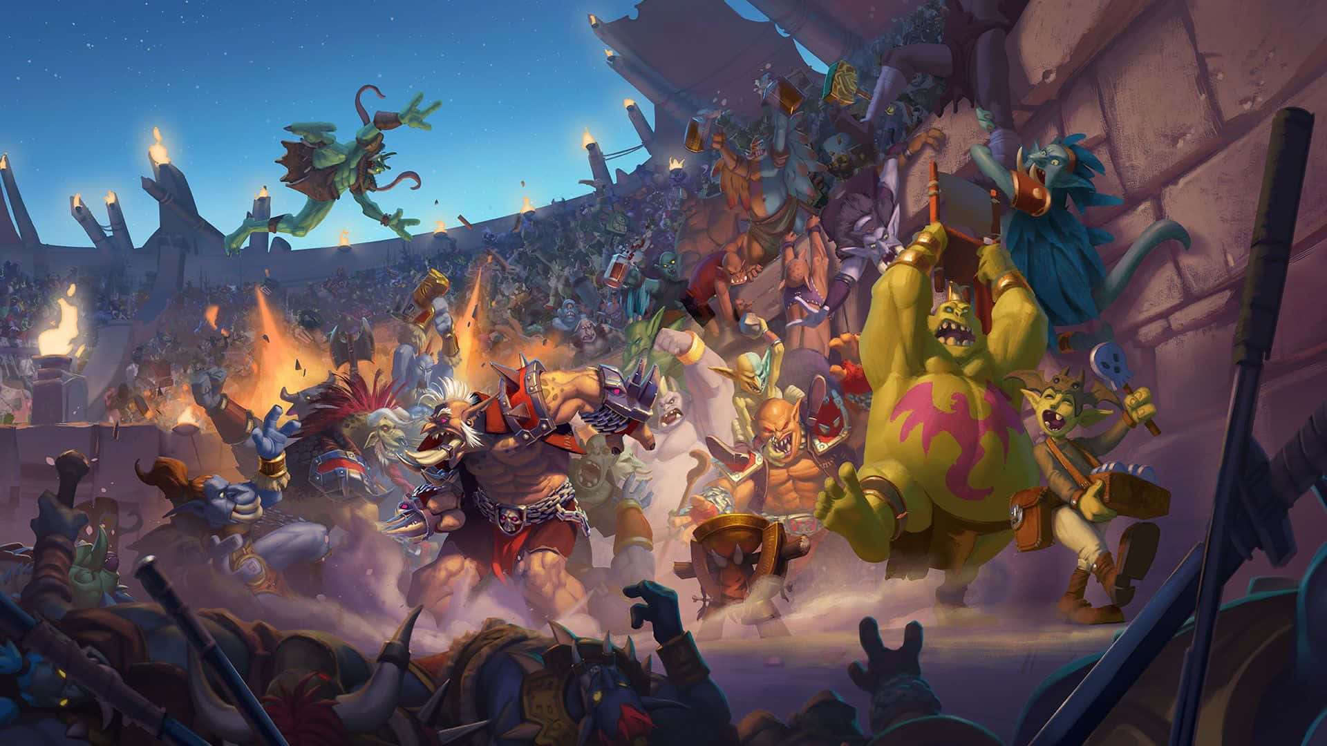 Rastakhan Rumble Art Hearthstone Desktop