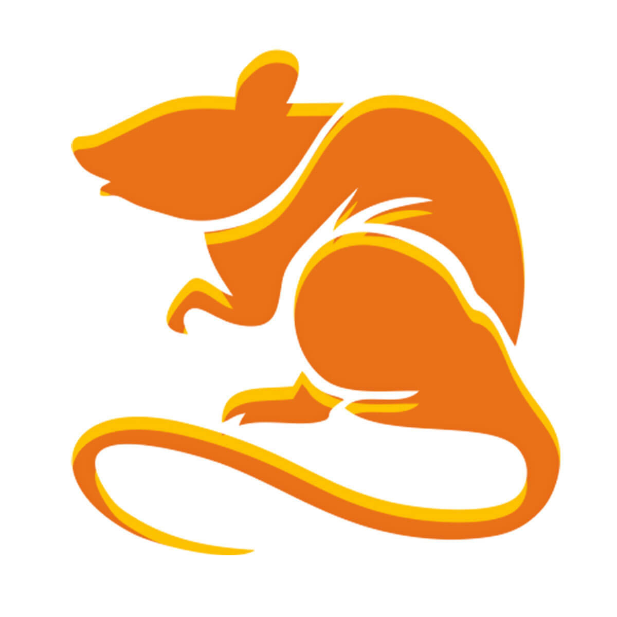 Rat Chinese Zodiac Symbol Background