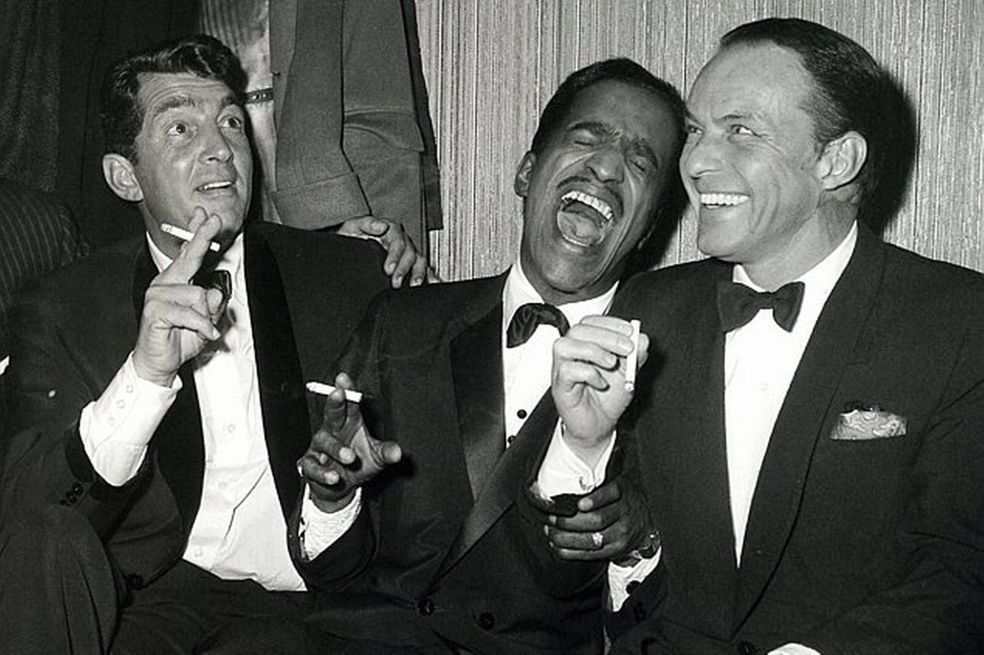 Rat Pack Members And Sammy Davis Jr. Background