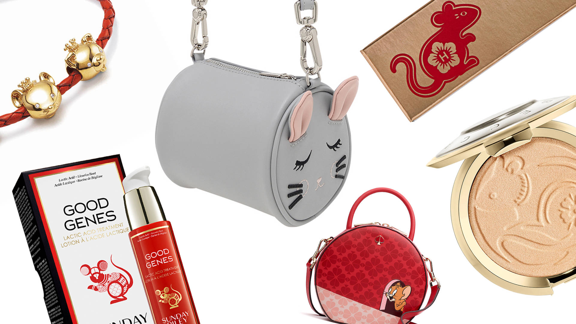 Rat Theme Bag And Makeup