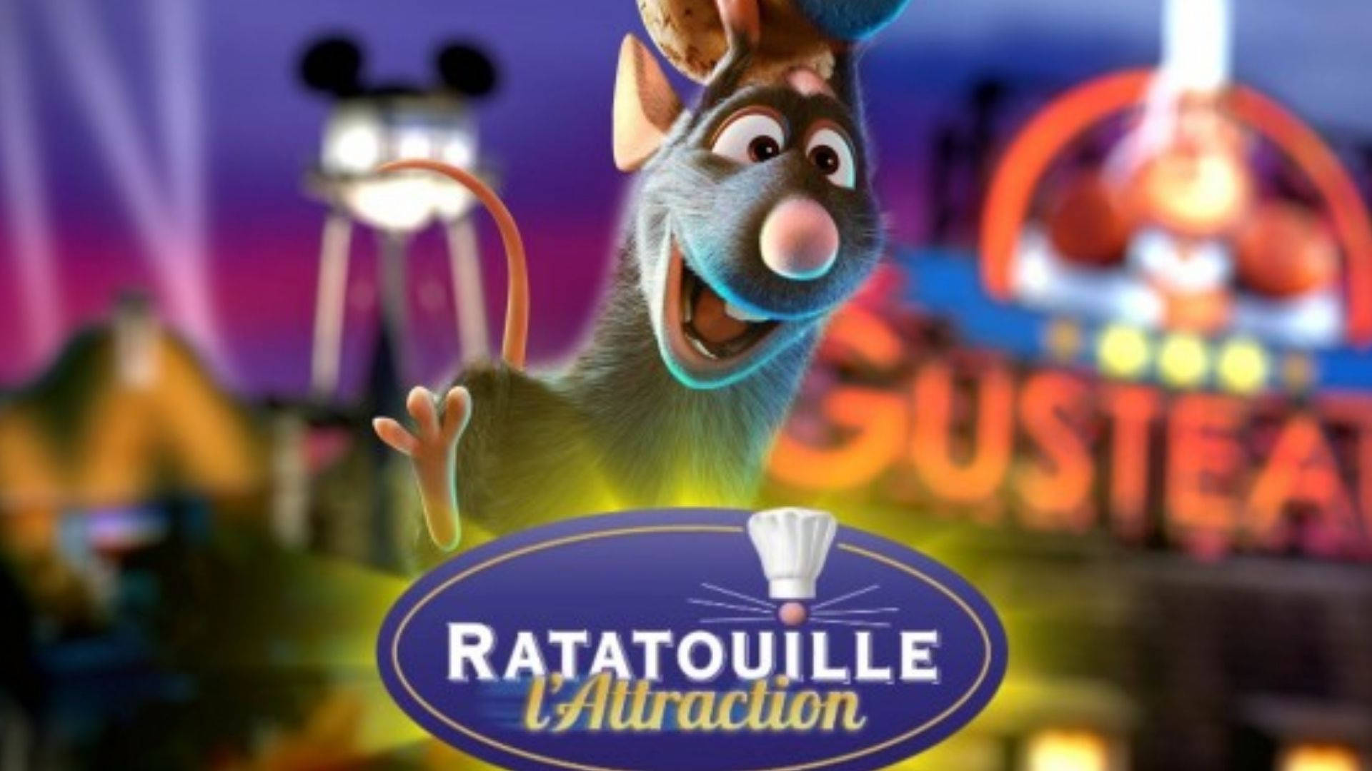 Ratatouille Gustea Attraction Background