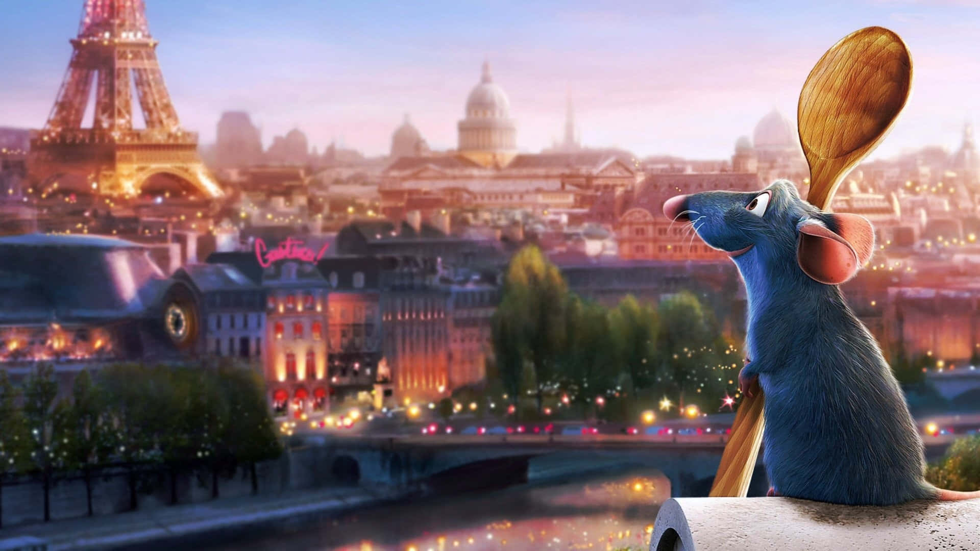 Ratatouille Parisian Dreams Background