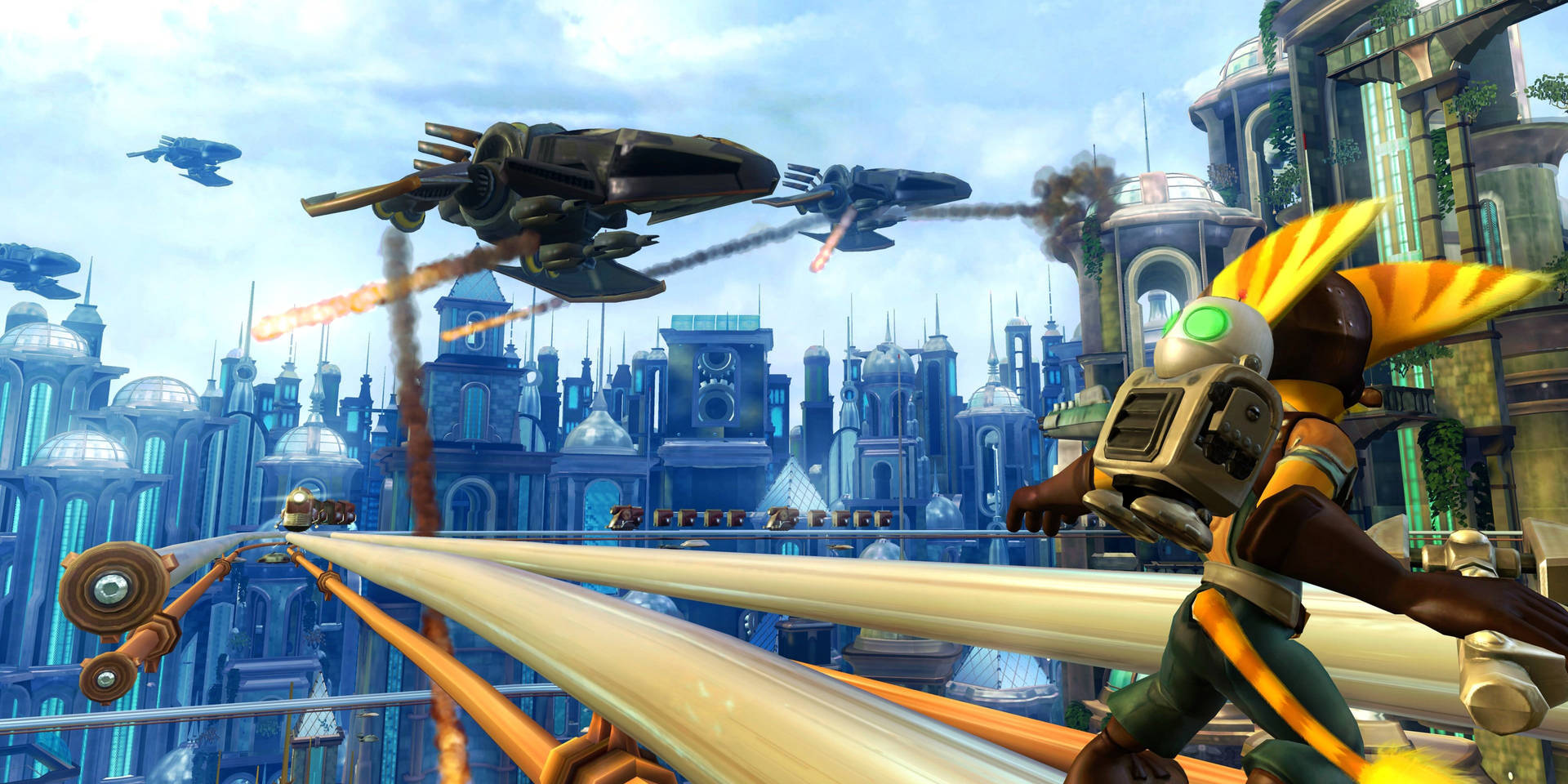 Ratchet And Clank Kerwan Background