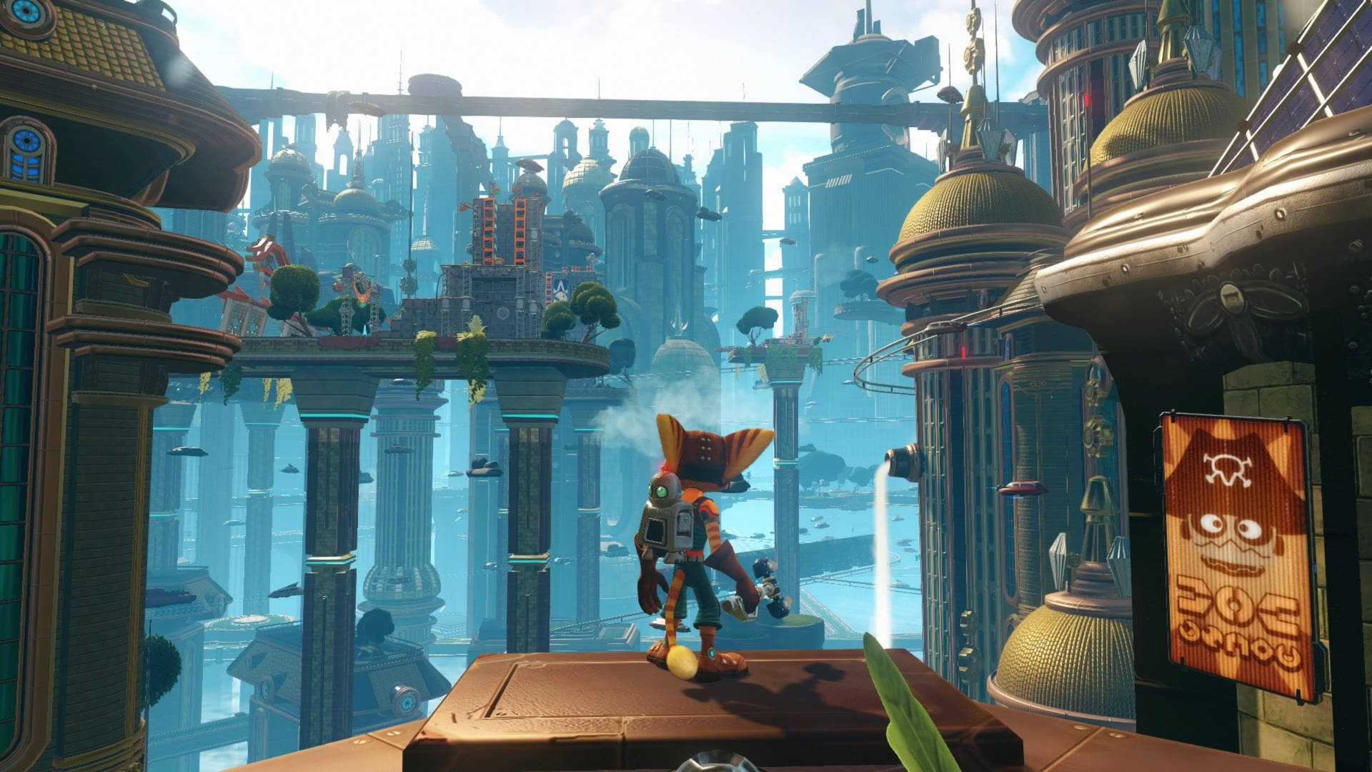 Ratchet And Clank Kerwan Metropolis Background