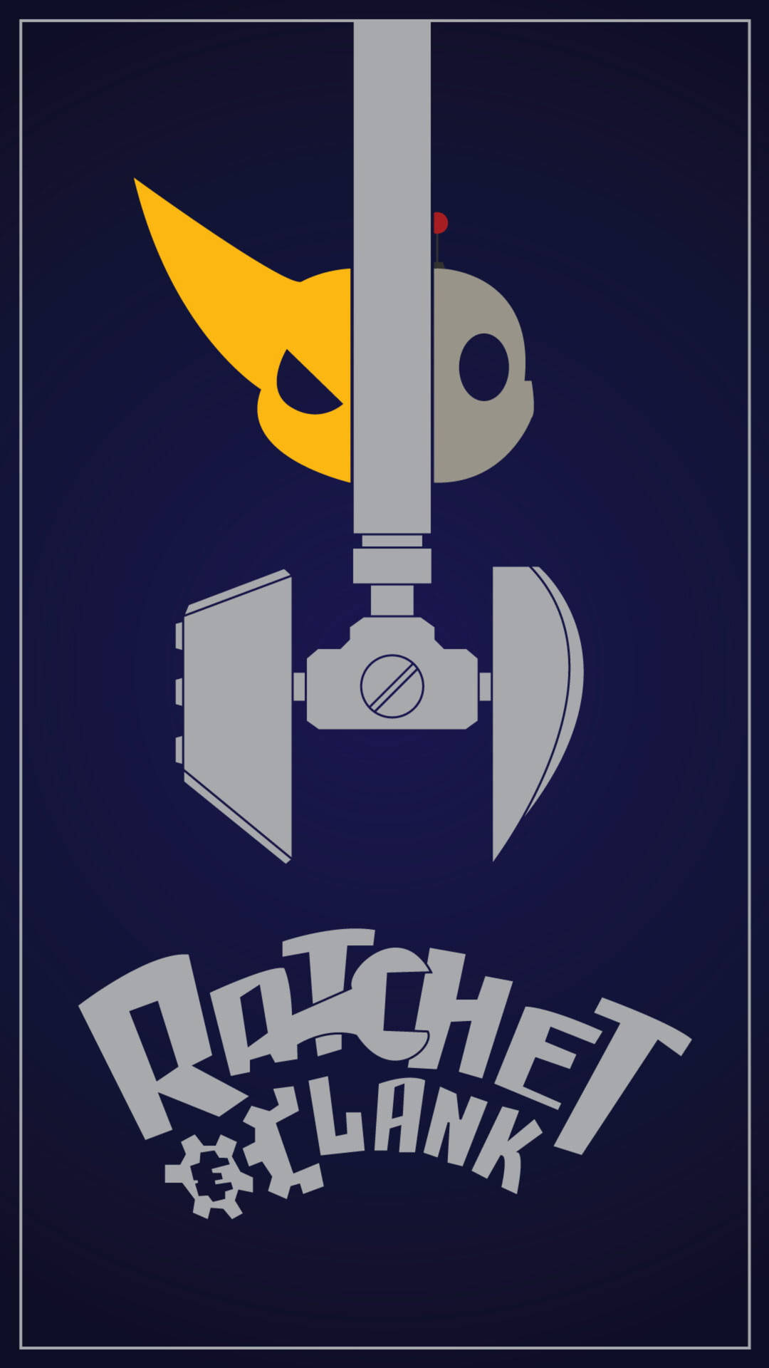 Ratchet And Clank Minimalist Background
