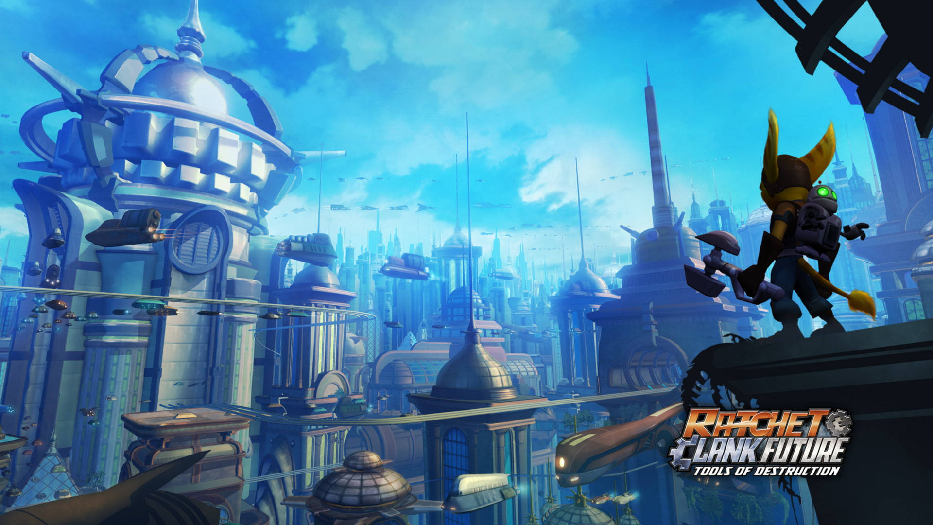 Ratchet And Clank Tools Of Destruction Background